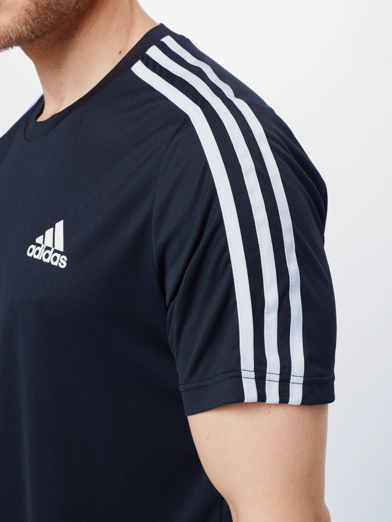 ADIDAS SPORTSWEAR Tricou funcțional negru / alb - Pled.ro