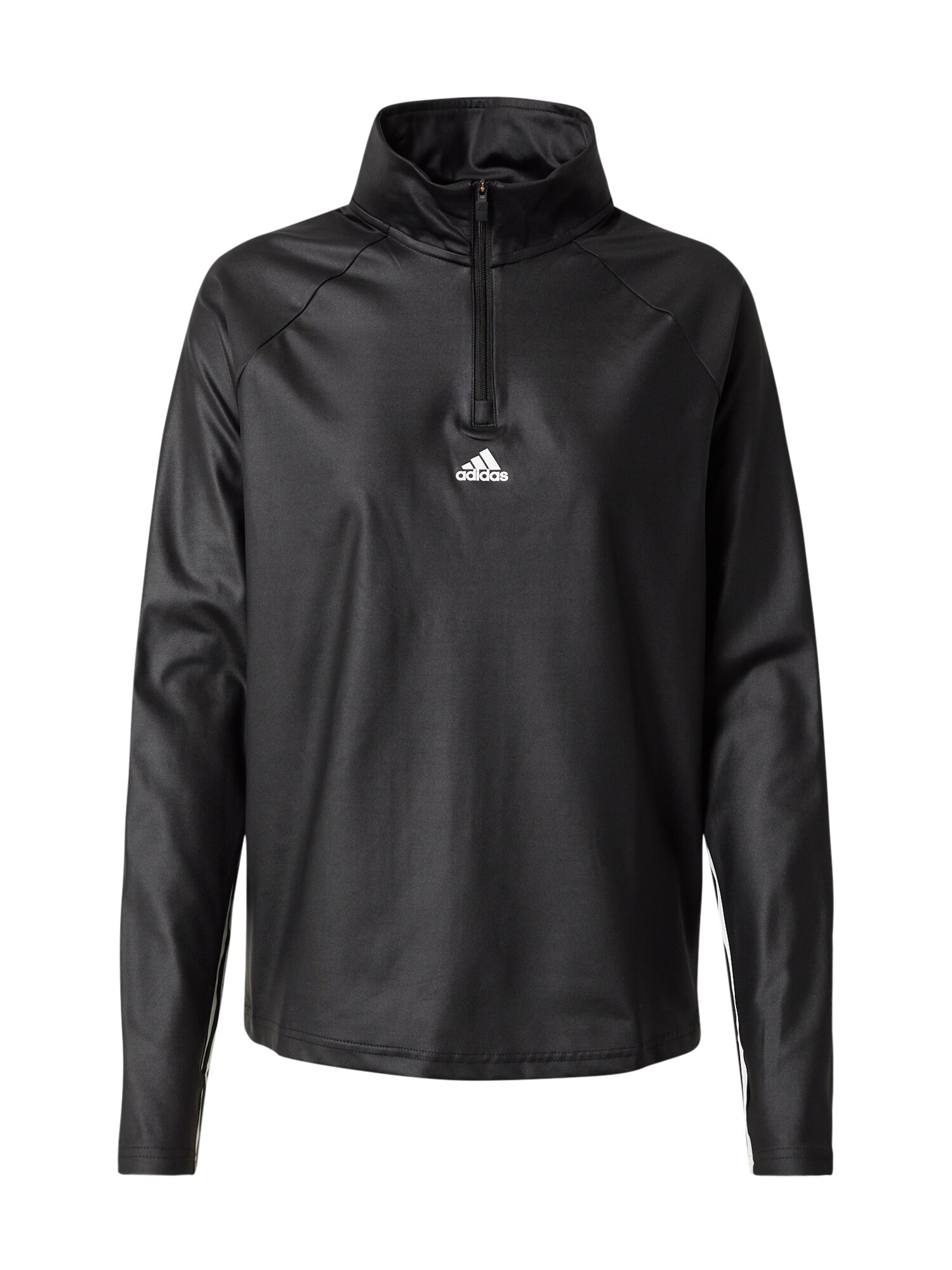 ADIDAS SPORTSWEAR Tricou funcțional 'Hyperglam Cut 3-Stripes ' negru / alb - Pled.ro