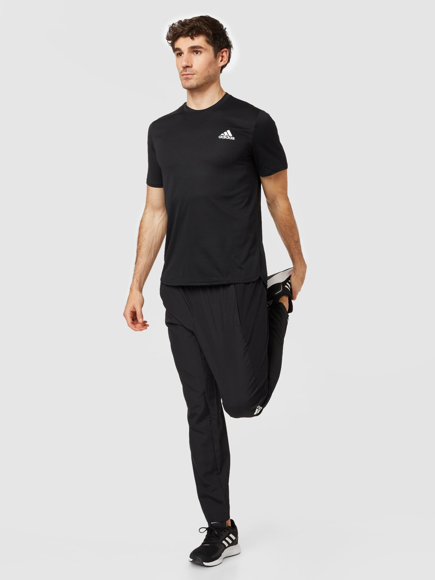 ADIDAS SPORTSWEAR Tricou funcțional 'Designed For Movement' negru / alb - Pled.ro