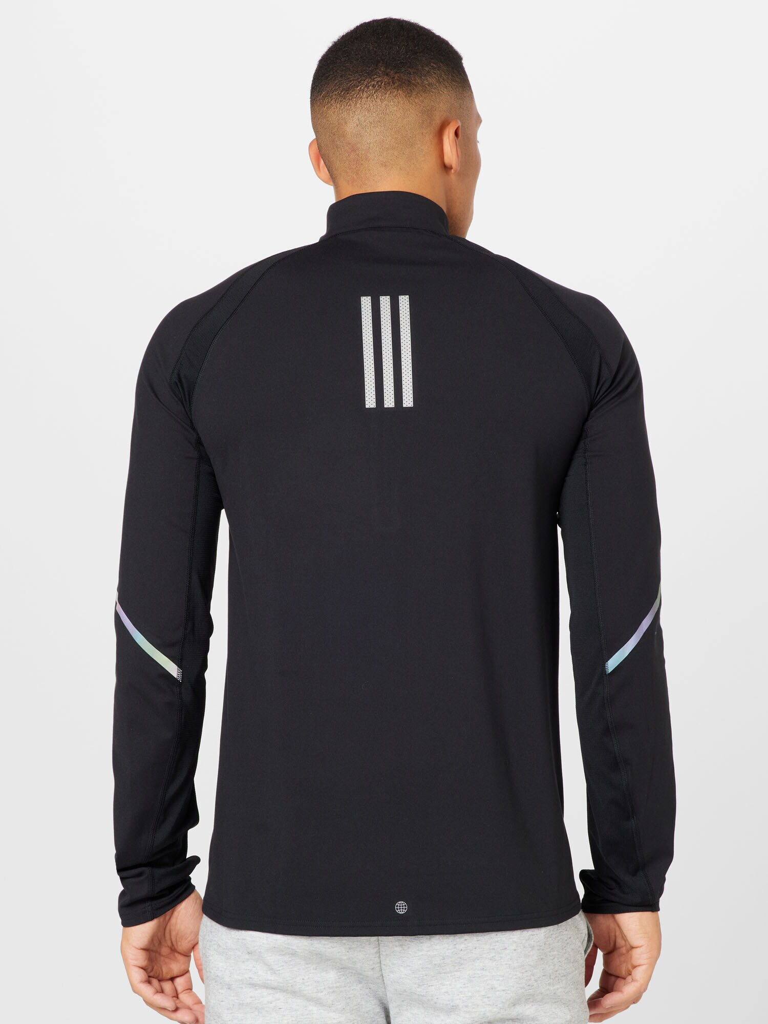 ADIDAS SPORTSWEAR Tricou funcțional 'Everydayrun ' negru / argintiu - Pled.ro