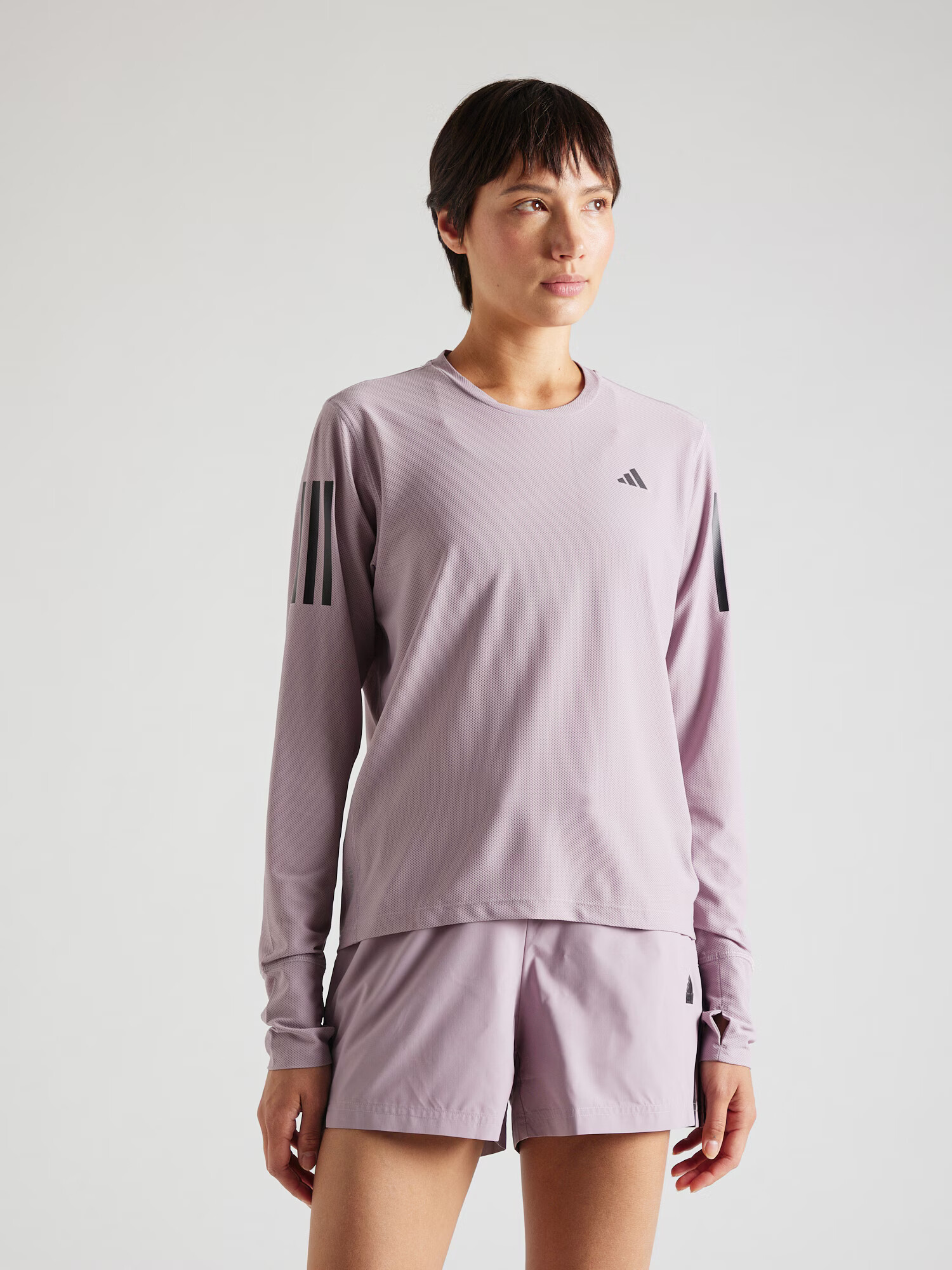 ADIDAS PERFORMANCE Tricou funcțional 'Own The Run' mauve / negru - Pled.ro