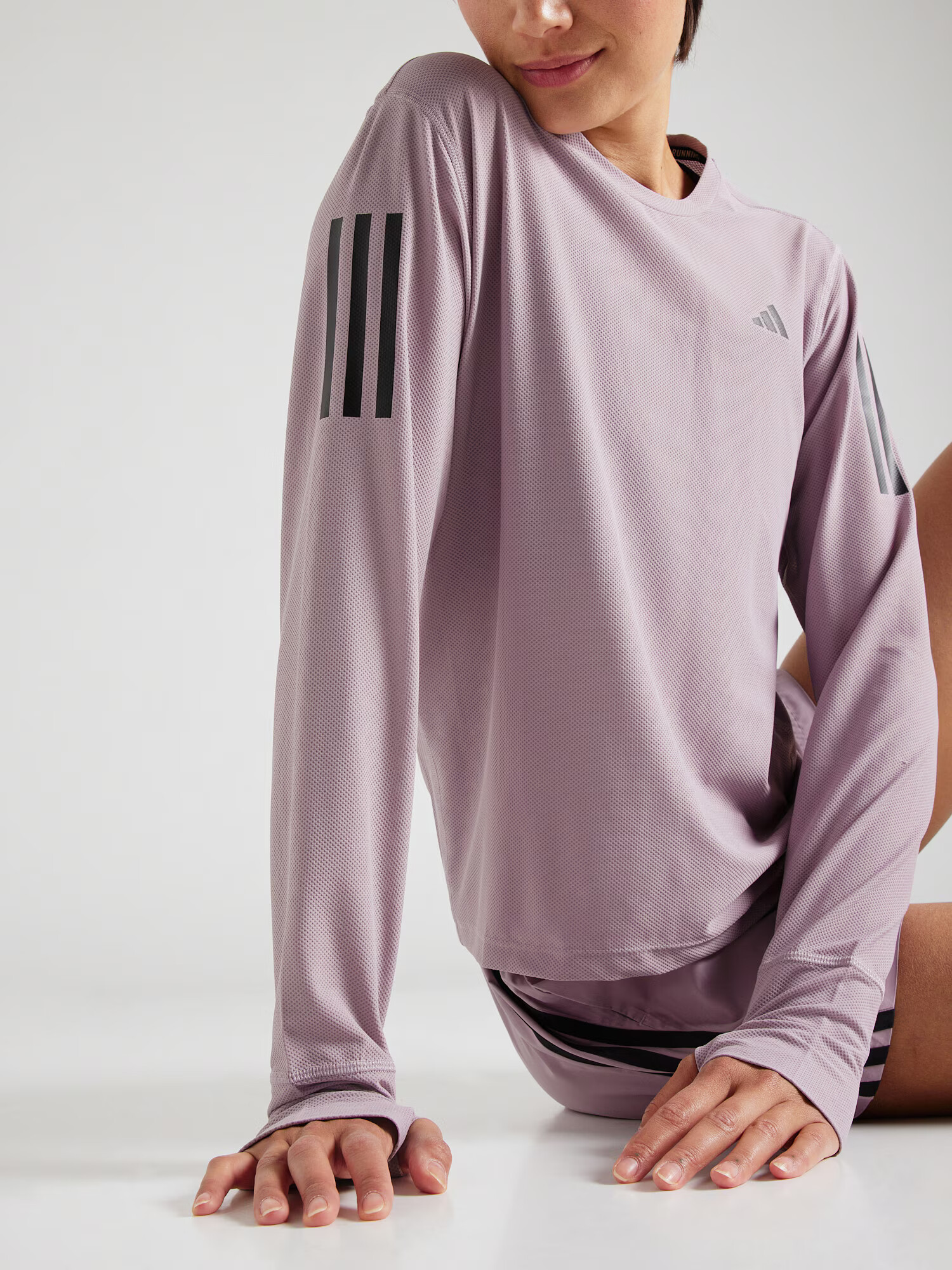 ADIDAS PERFORMANCE Tricou funcțional 'Own The Run' mauve / negru - Pled.ro