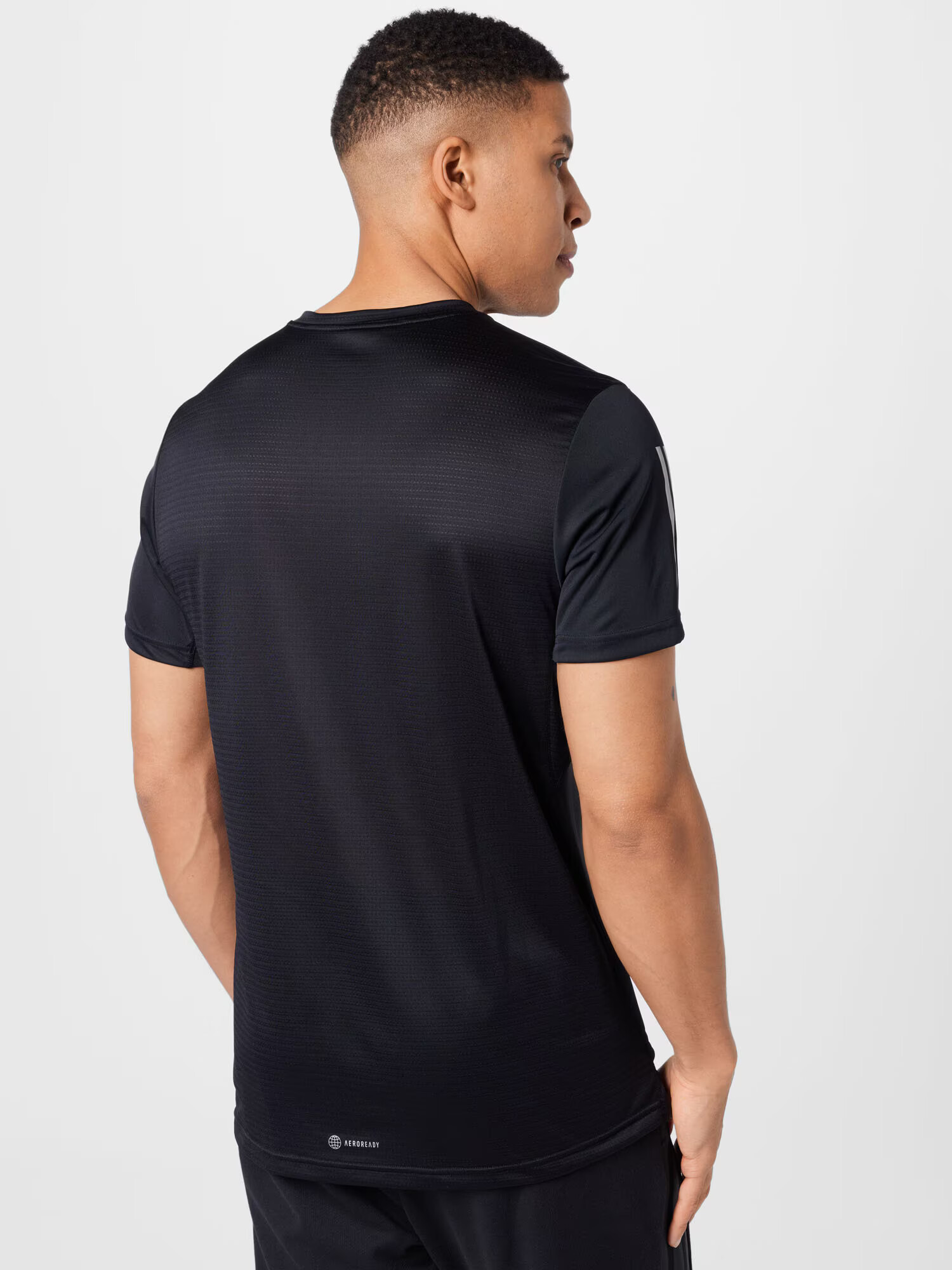 ADIDAS SPORTSWEAR Tricou funcțional 'Own The Run' negru / alb - Pled.ro