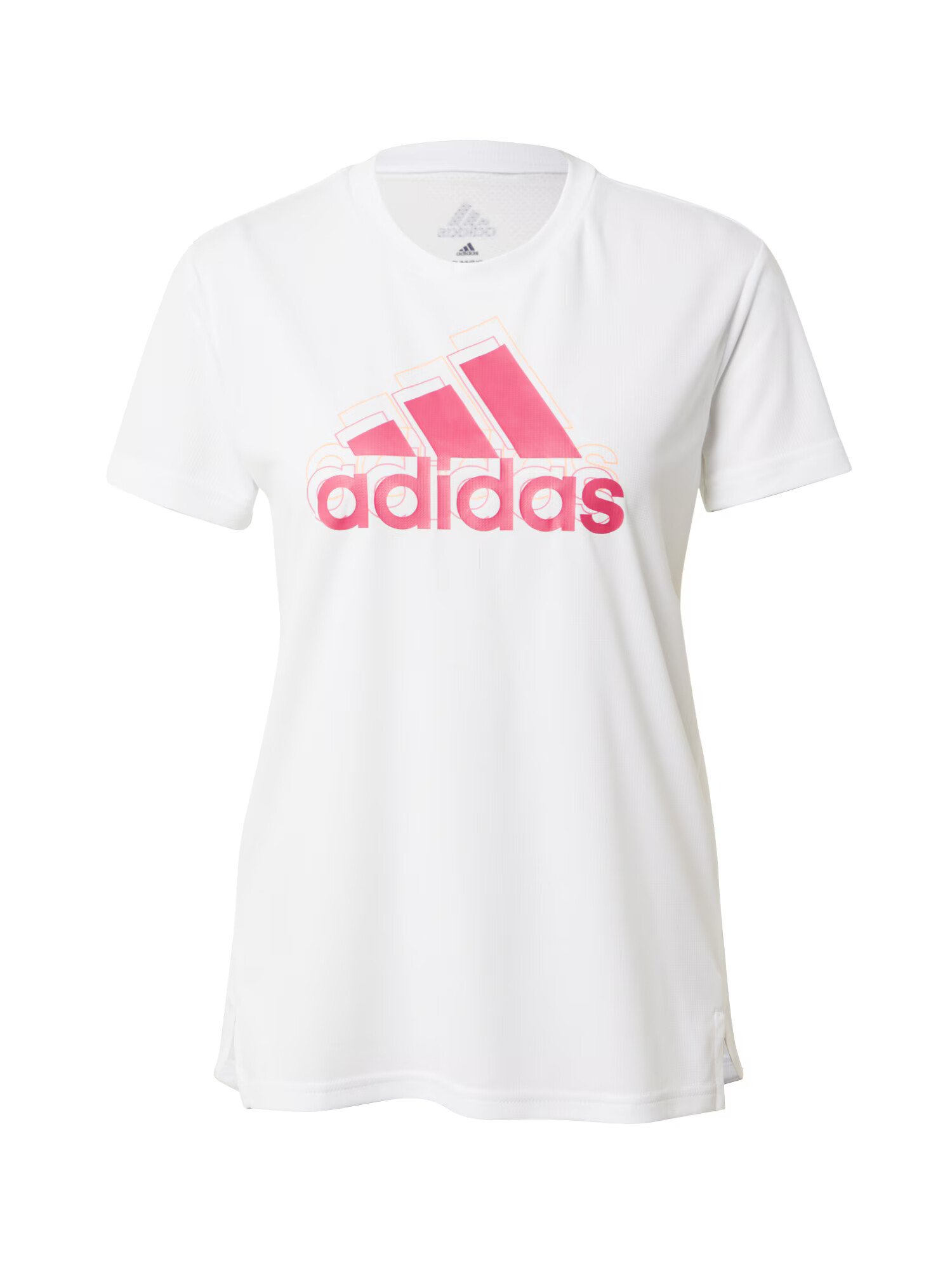 ADIDAS PERFORMANCE Tricou funcțional portocaliu deschis / roz deschis / alb - Pled.ro