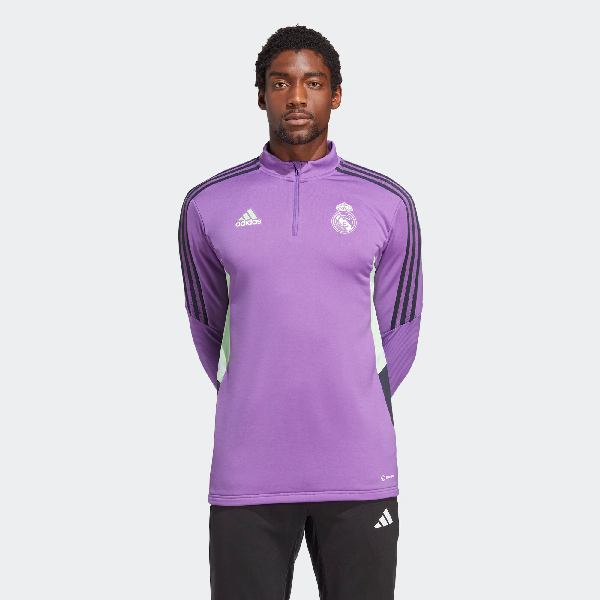 ADIDAS SPORTSWEAR Tricou funcțional ' Real Madrid Condivo 22 ' lila / negru / alb - Pled.ro