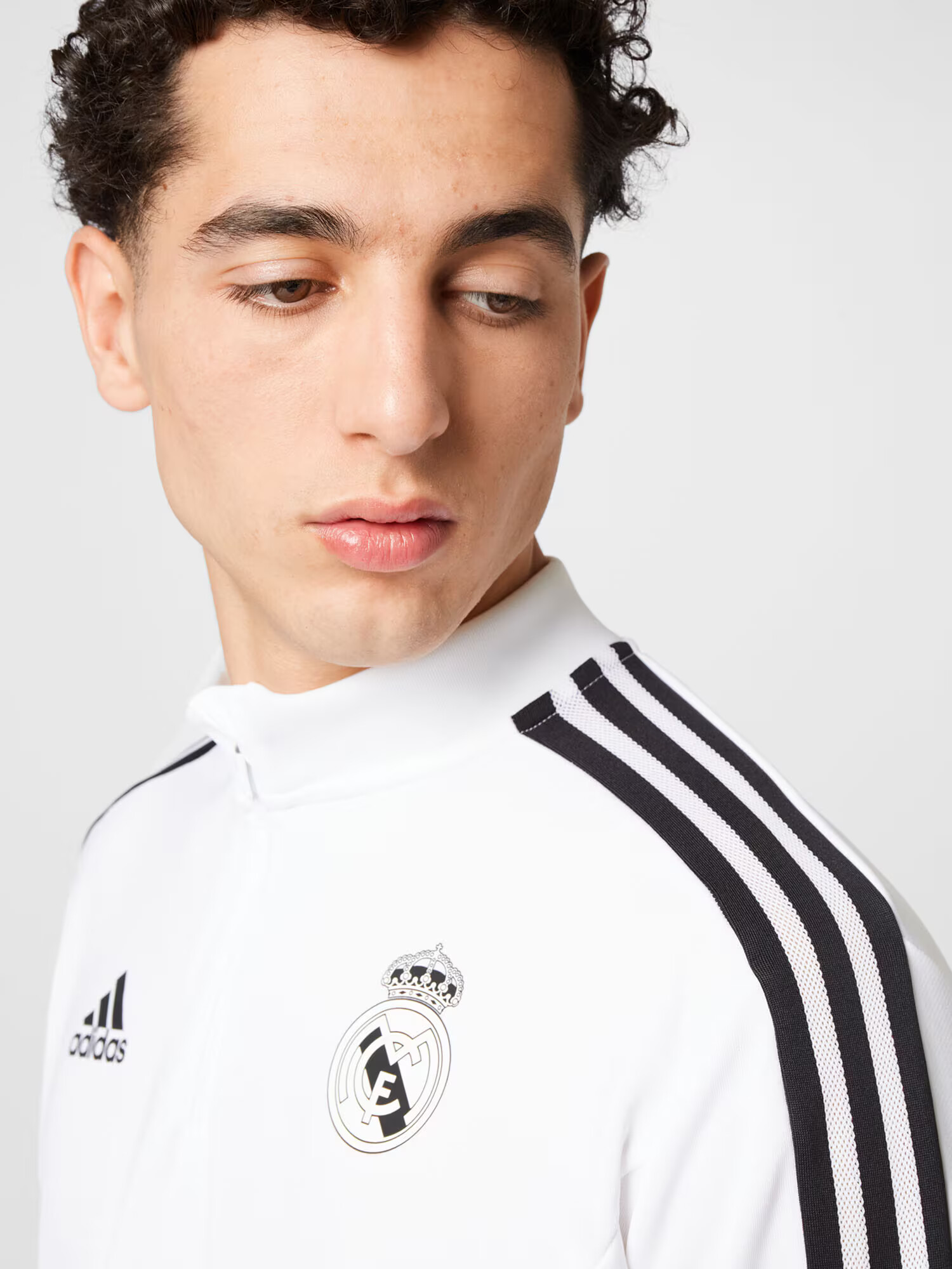 ADIDAS SPORTSWEAR Tricou funcțional 'Real Madrid' negru amestecat / alb - Pled.ro