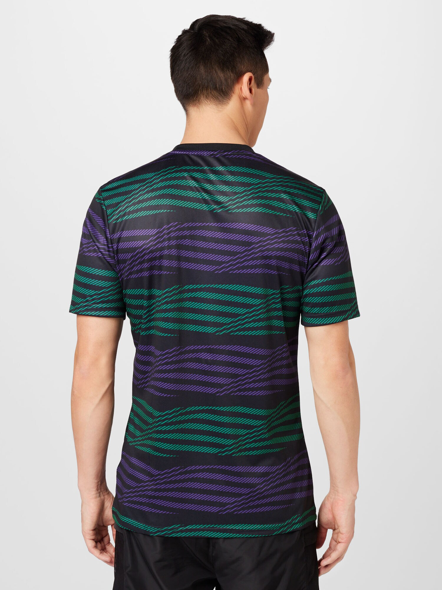 ADIDAS SPORTSWEAR Tricou funcțional 'Rea Preshi' verde închis / mov vânătă / negru / alb - Pled.ro