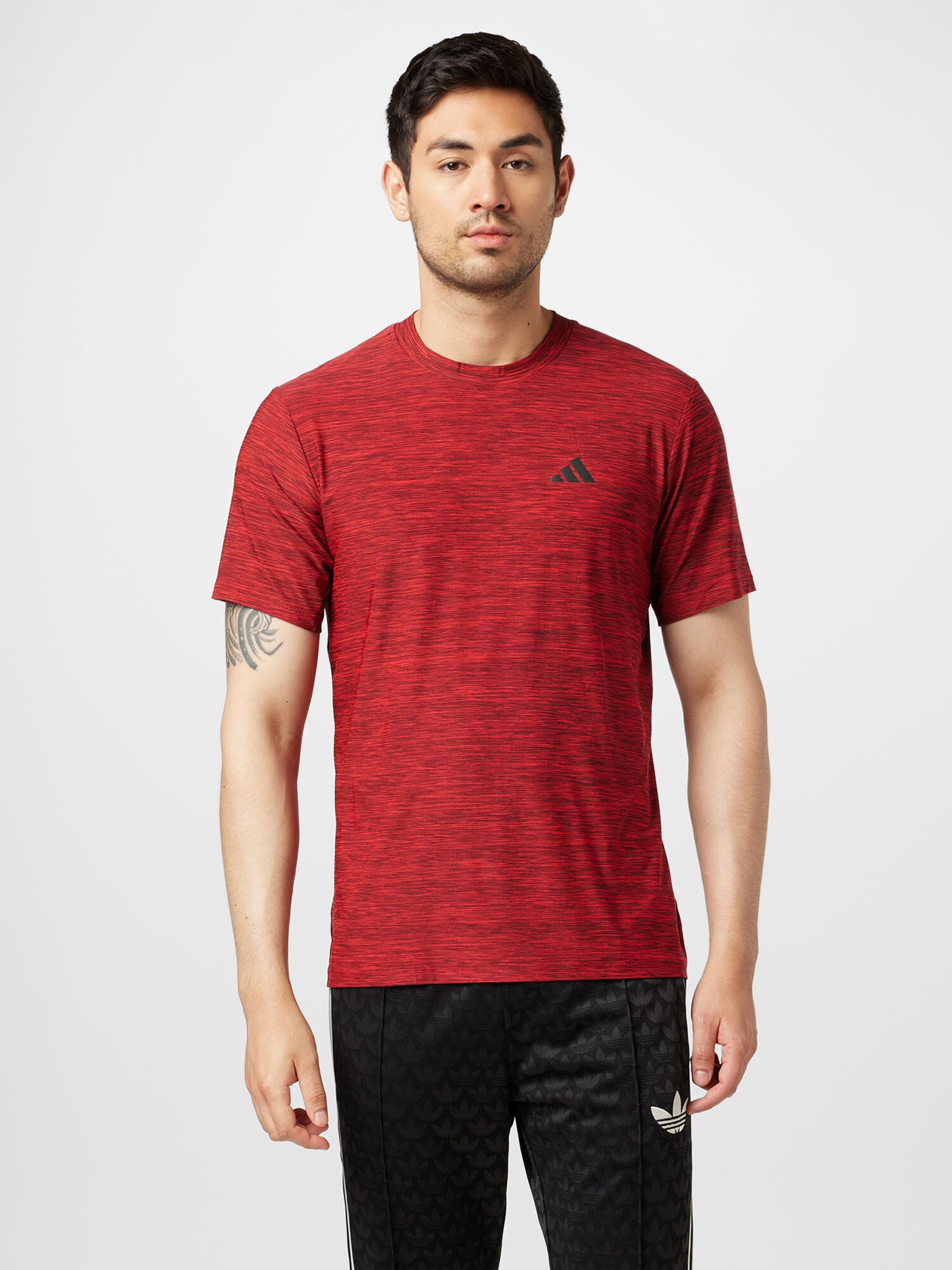 ADIDAS PERFORMANCE Tricou funcțional 'Essentials' roșu / negru - Pled.ro