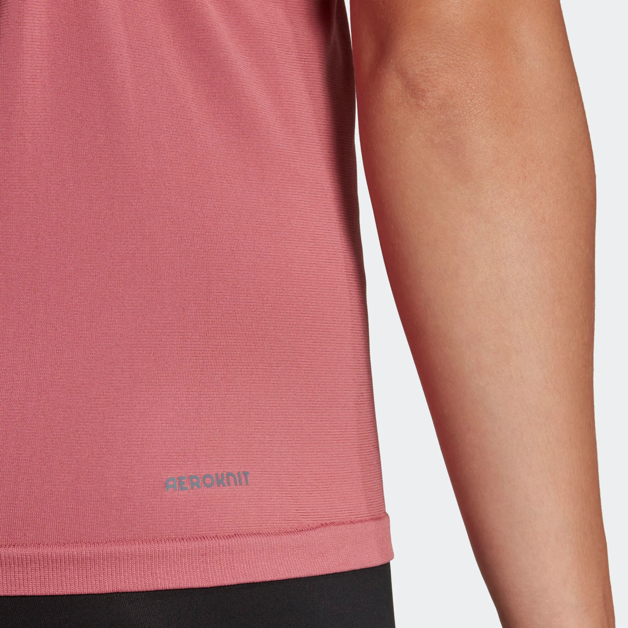 ADIDAS SPORTSWEAR Tricou funcțional 'Aero Seamless' roz deschis / alb - Pled.ro