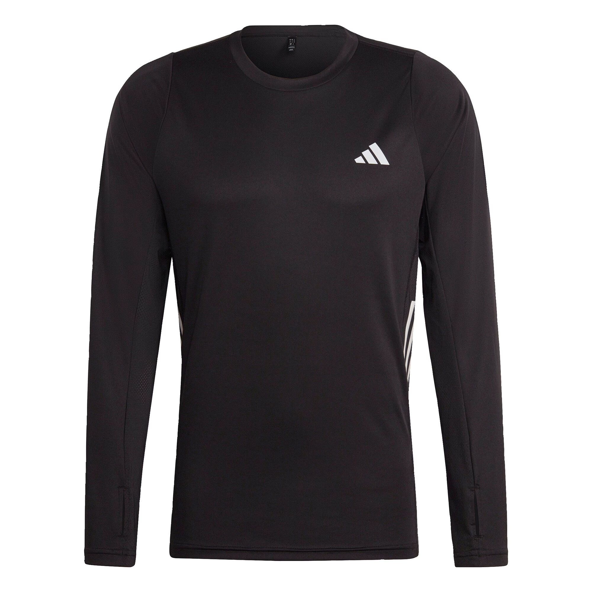 ADIDAS PERFORMANCE Tricou funcțional 'Run Icons 3-Stripes' negru / alb - Pled.ro