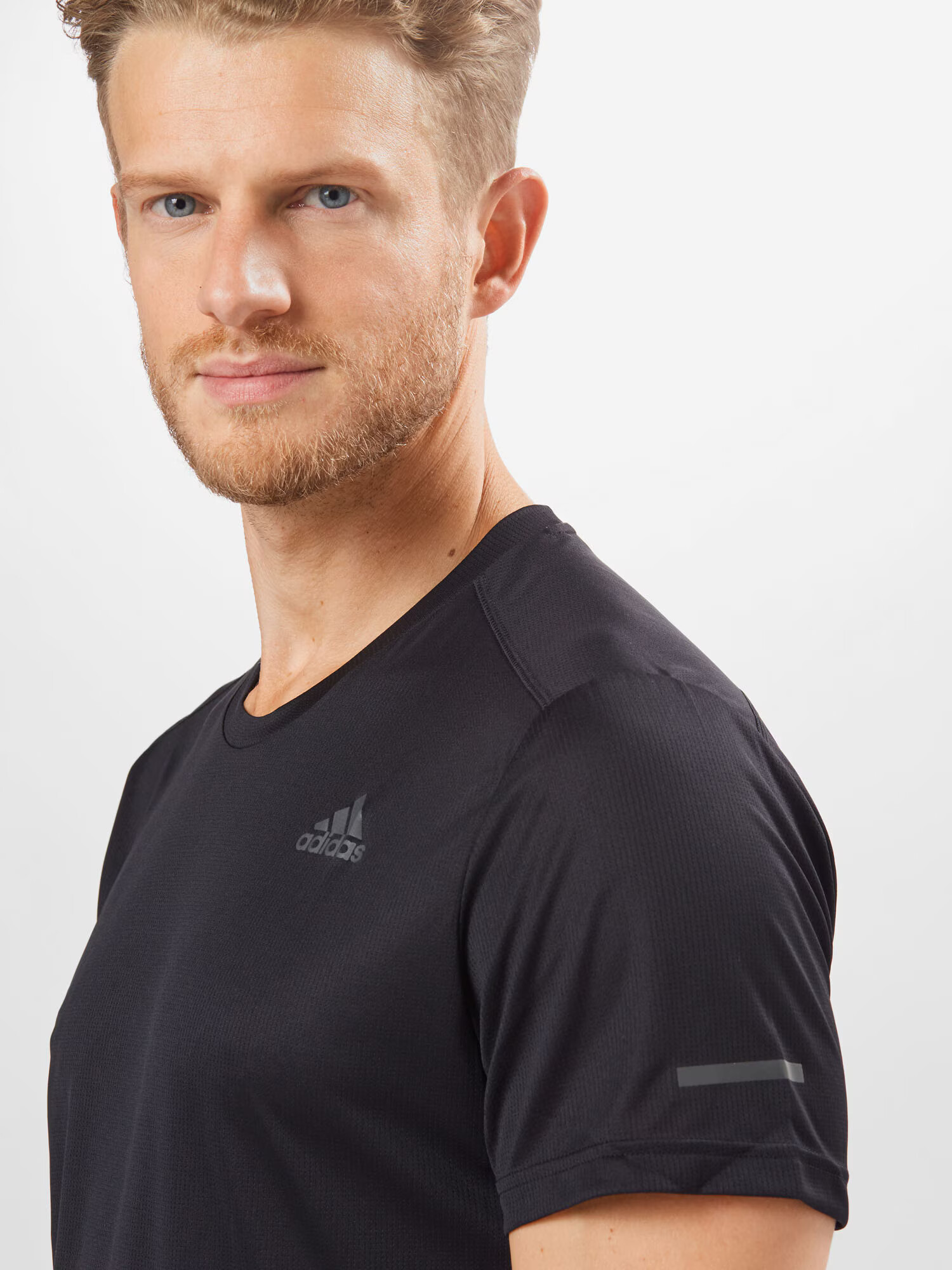 ADIDAS SPORTSWEAR Tricou funcțional 'RUN IT' gri / negru - Pled.ro