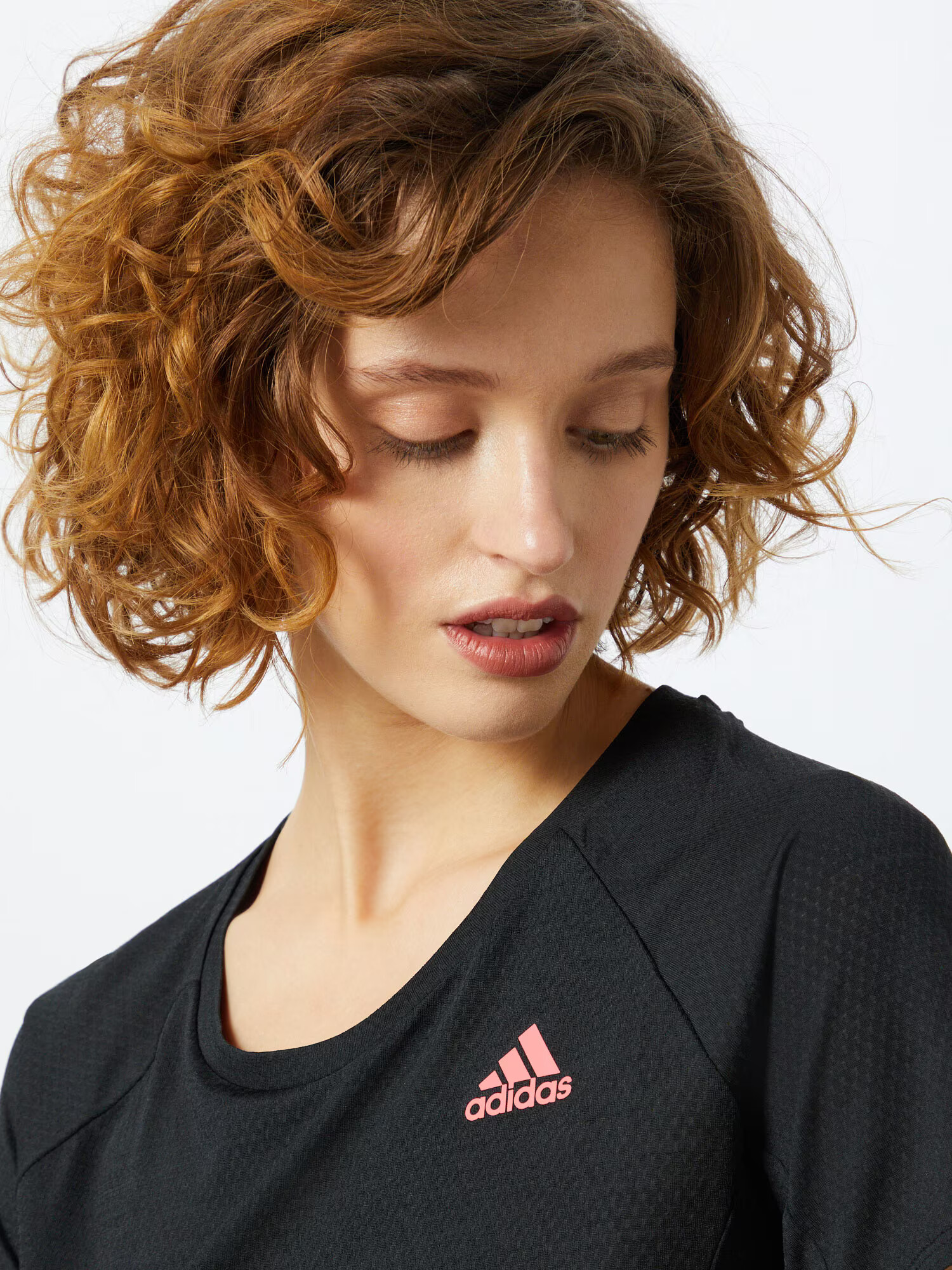 ADIDAS SPORTSWEAR Tricou funcțional 'Runner' gri / roz / negru - Pled.ro