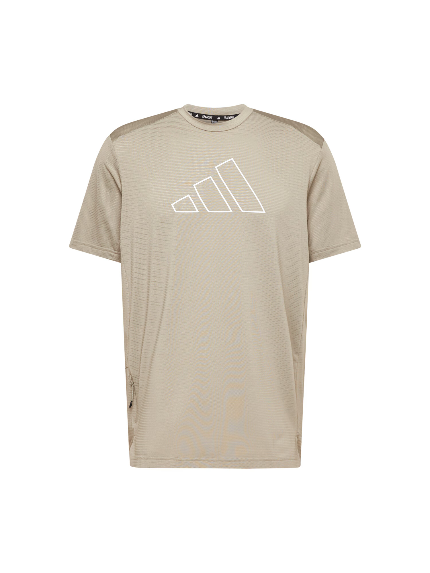 ADIDAS PERFORMANCE Tricou funcțional 'Train Icons' bej închis / alb - Pled.ro