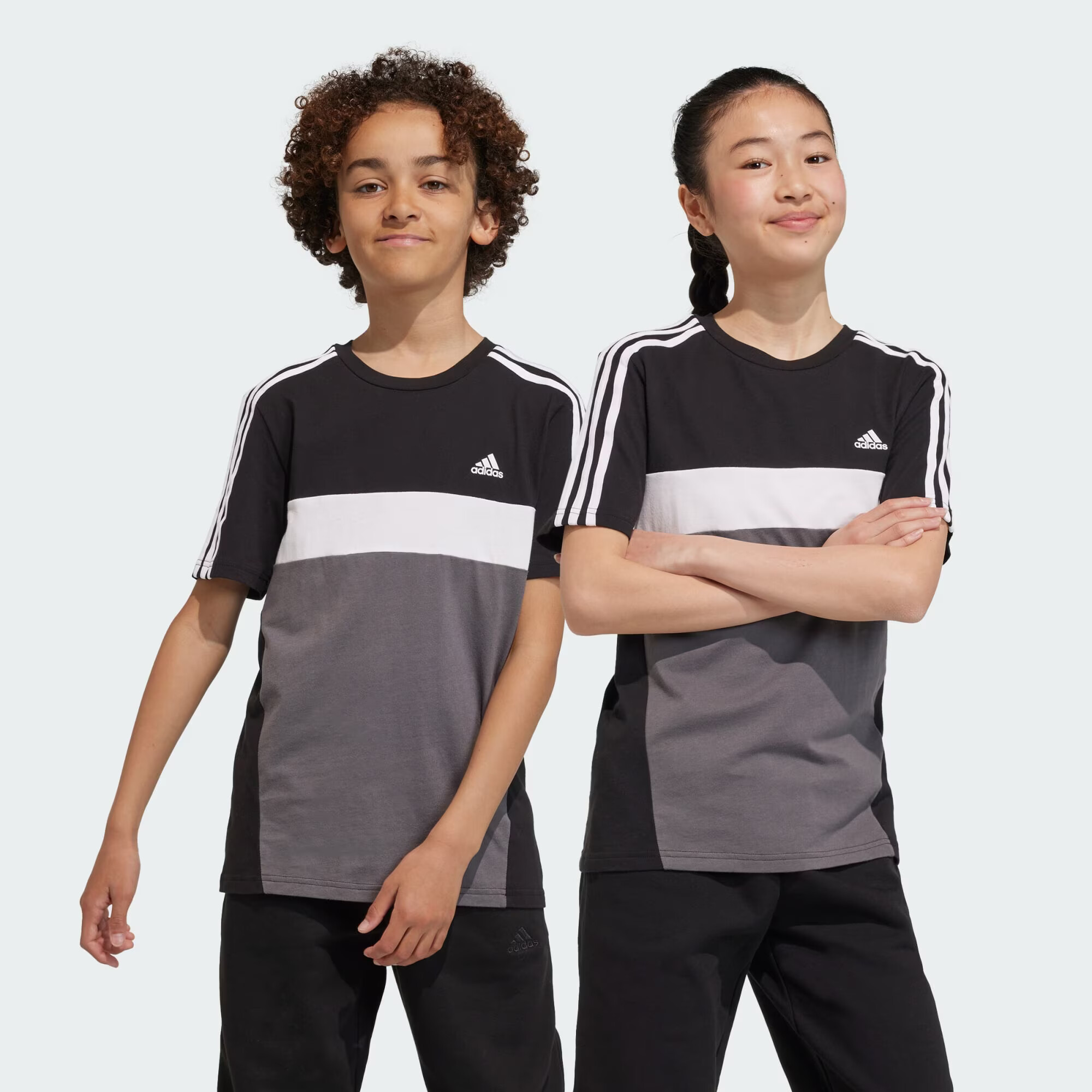 ADIDAS PERFORMANCE Tricou funcțional 'Tiberio' gri / negru / alb - Pled.ro