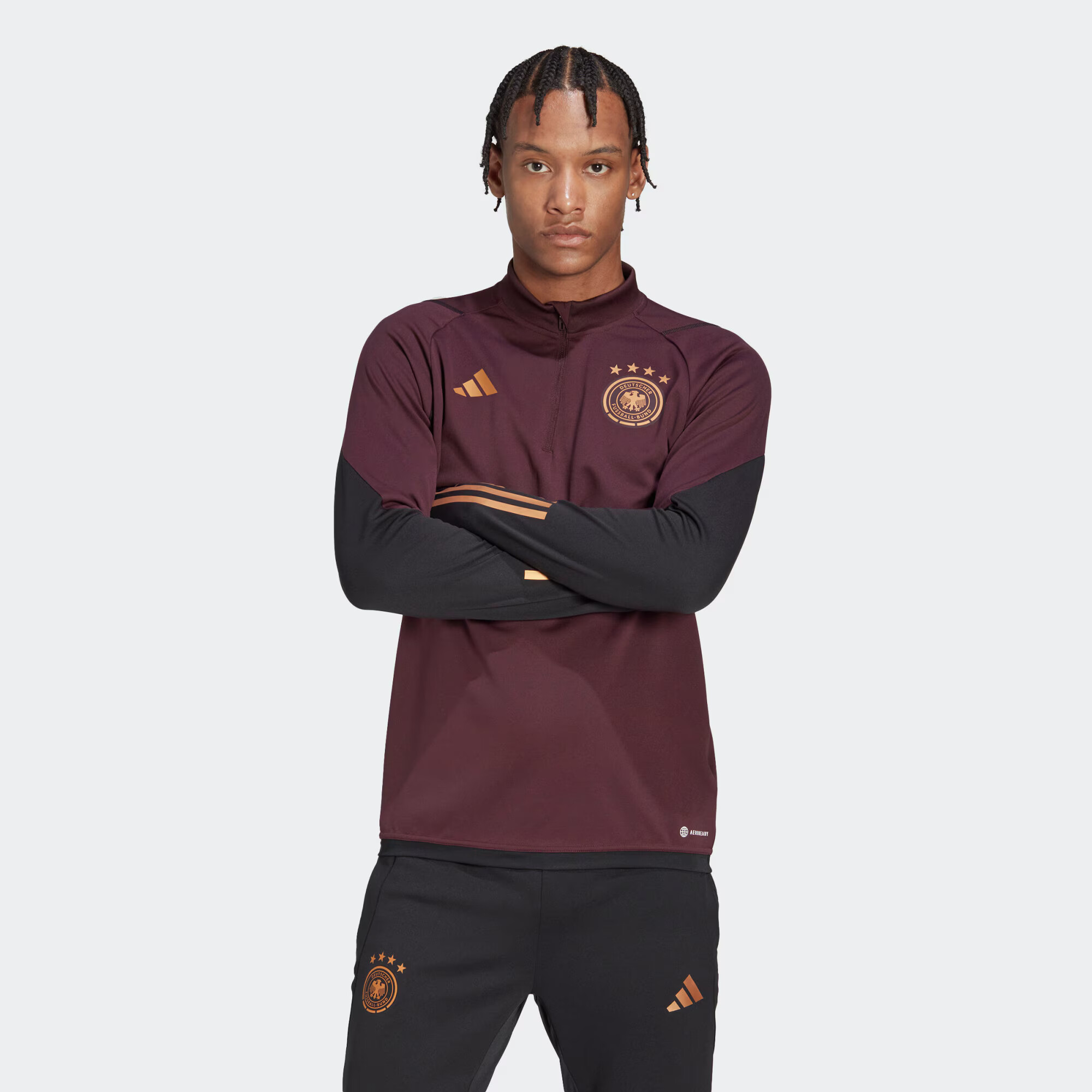 ADIDAS PERFORMANCE Tricou funcțional 'Tiro 23' portocaliu caisă / roșu burgundy / negru / alb - Pled.ro