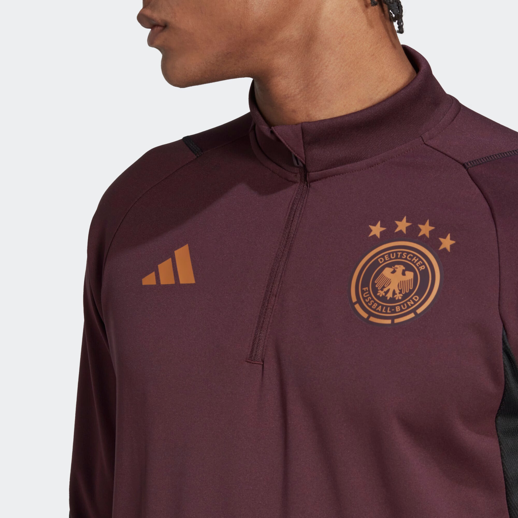 ADIDAS PERFORMANCE Tricou funcțional 'Tiro 23' portocaliu caisă / roșu burgundy / negru / alb - Pled.ro