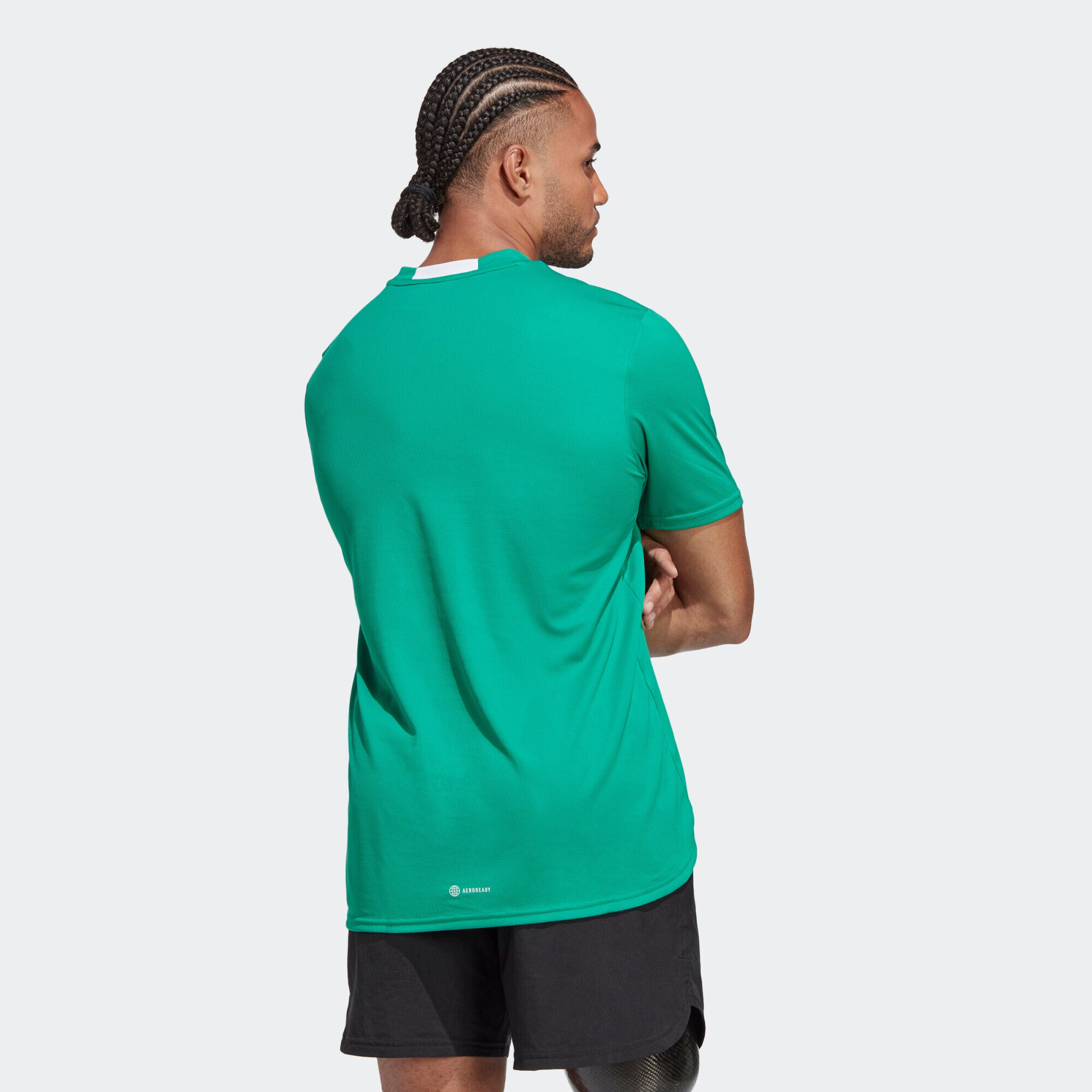 ADIDAS SPORTSWEAR Tricou funcțional 'Designed For Movement' verde jad / alb - Pled.ro