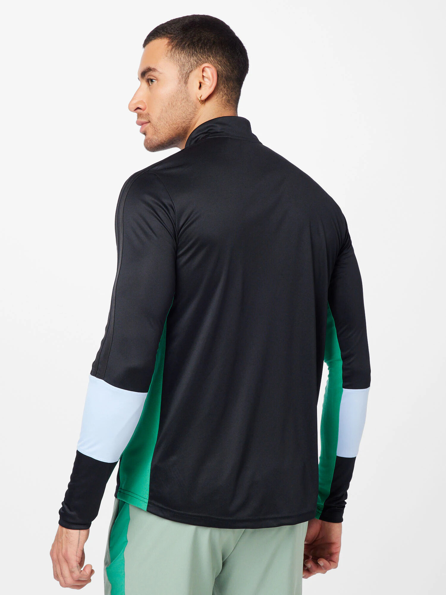 ADIDAS PERFORMANCE Tricou funcțional 'Colorblock ' verde jad / negru / alb - Pled.ro