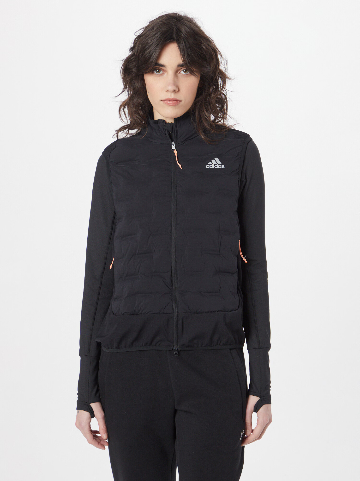 ADIDAS SPORTSWEAR Vestă sport 'X-City Padded ' negru / alb - Pled.ro