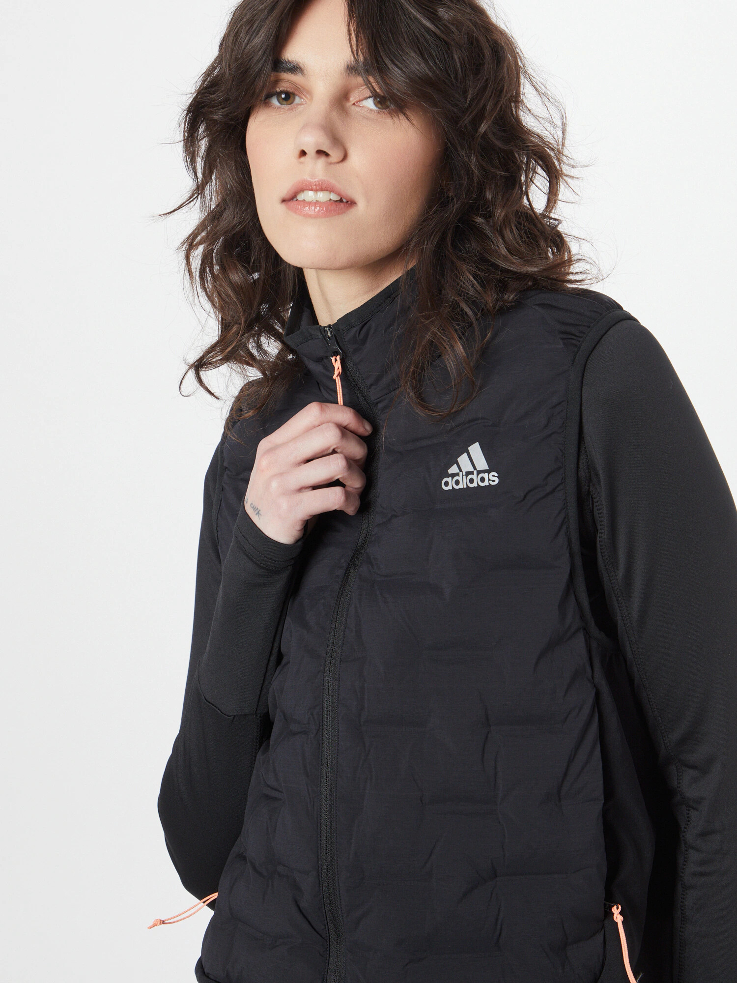 ADIDAS SPORTSWEAR Vestă sport 'X-City Padded ' negru / alb - Pled.ro