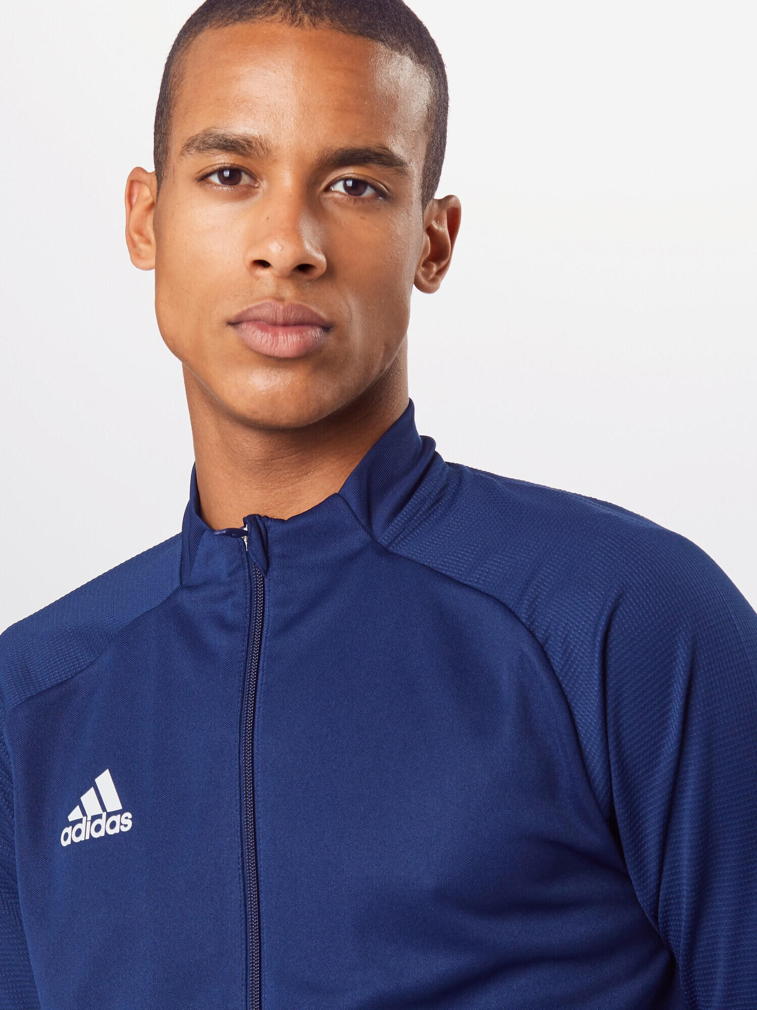 ADIDAS SPORTSWEAR Bluză cu fermoar sport 'Condivo 20' bleumarin / alb - Pled.ro