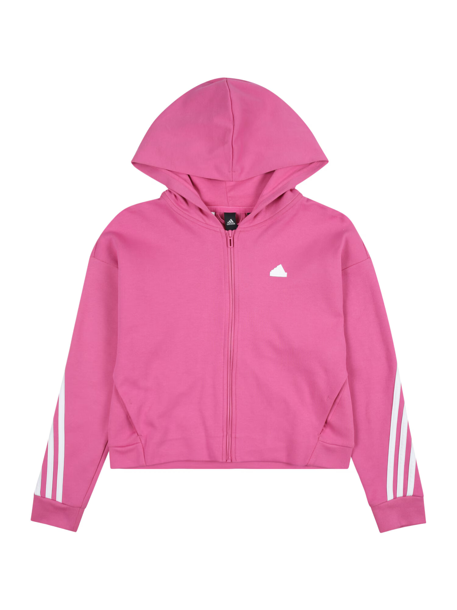 ADIDAS SPORTSWEAR Bluză cu fermoar sport fucsia / negru - Pled.ro