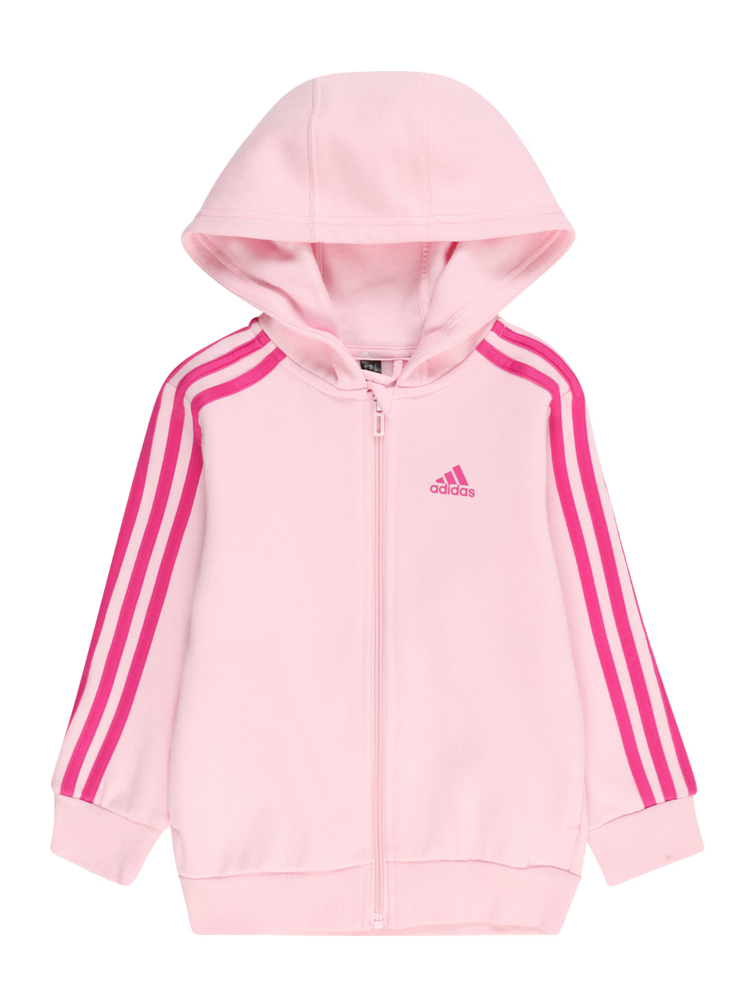 ADIDAS SPORTSWEAR Bluză cu fermoar sport 'Essentials 3-Stripes Zip ' fucsia / roz - Pled.ro