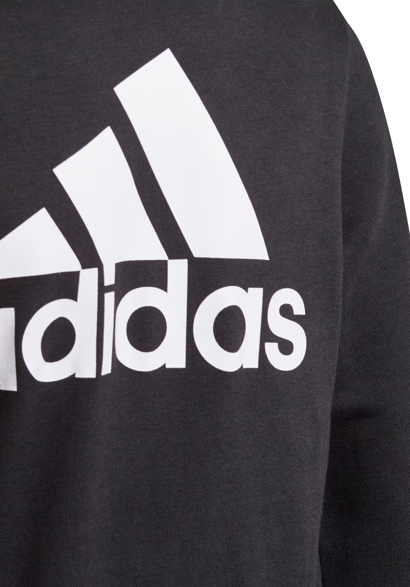 ADIDAS SPORTSWEAR Bluză cu fermoar sport 'Essentials ' negru / alb - Pled.ro