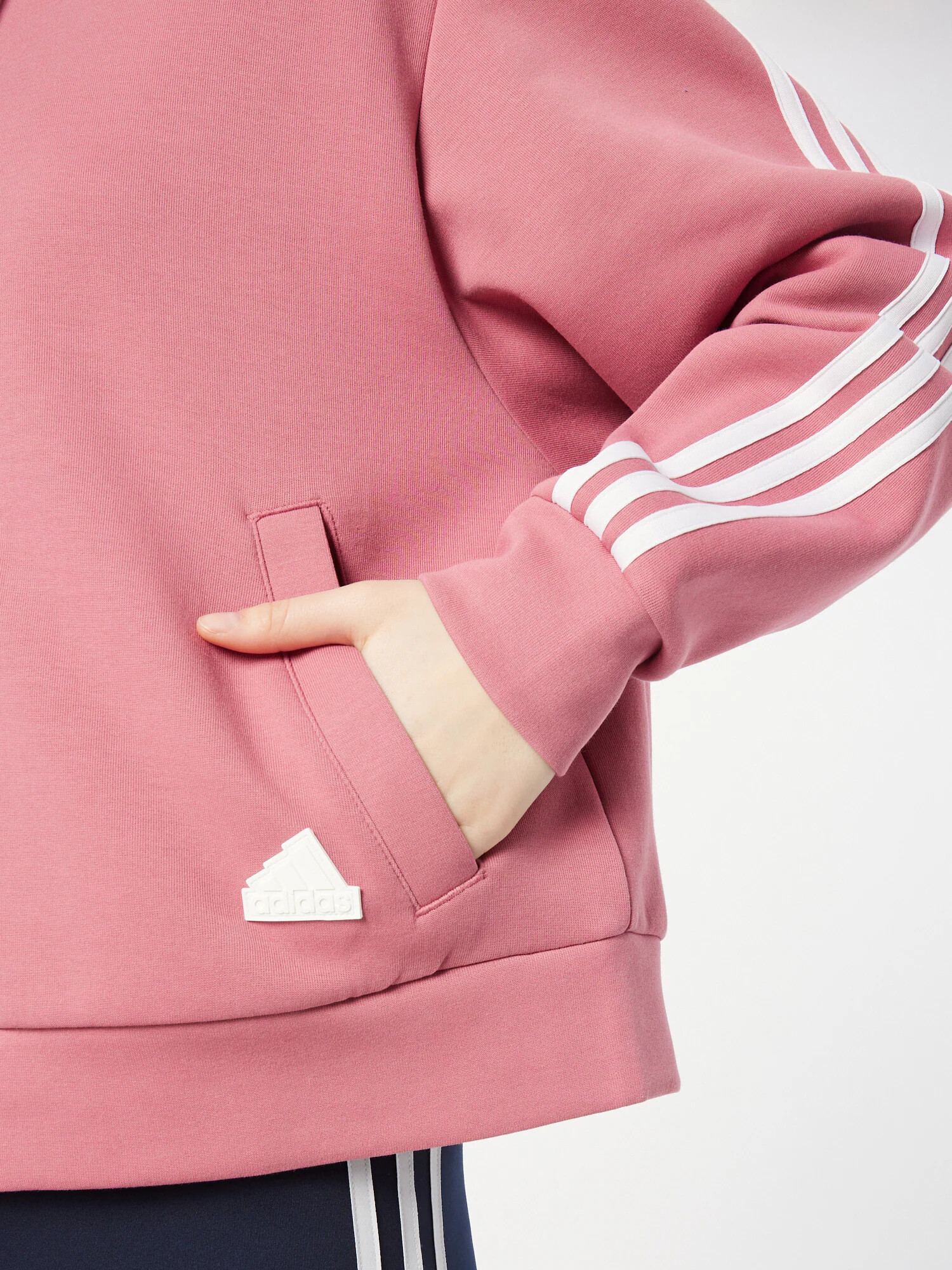 ADIDAS SPORTSWEAR Bluză cu fermoar sport 'Future Icons' rosé / alb - Pled.ro