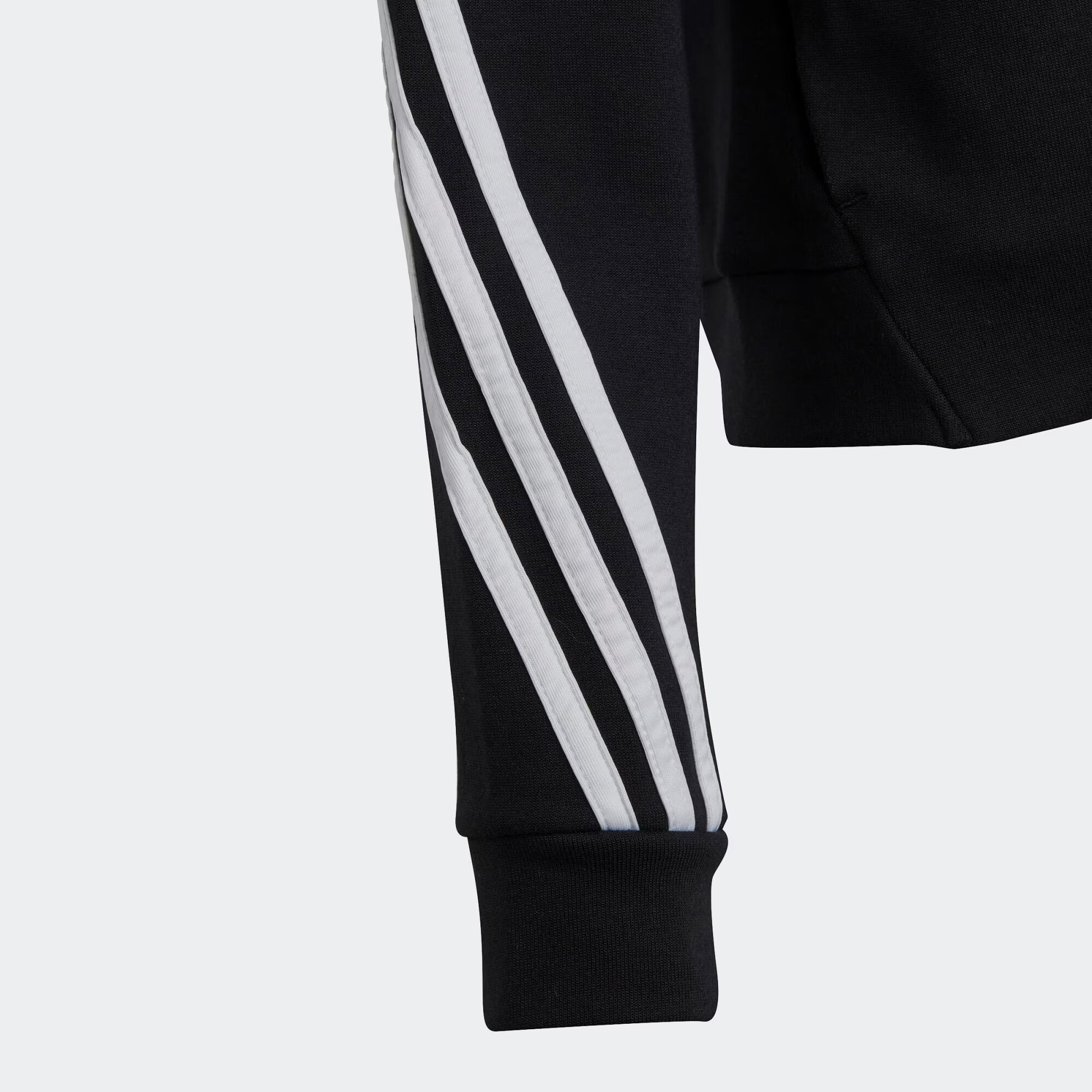 ADIDAS SPORTSWEAR Bluză cu fermoar sport 'Future Icons' negru / alb - Pled.ro