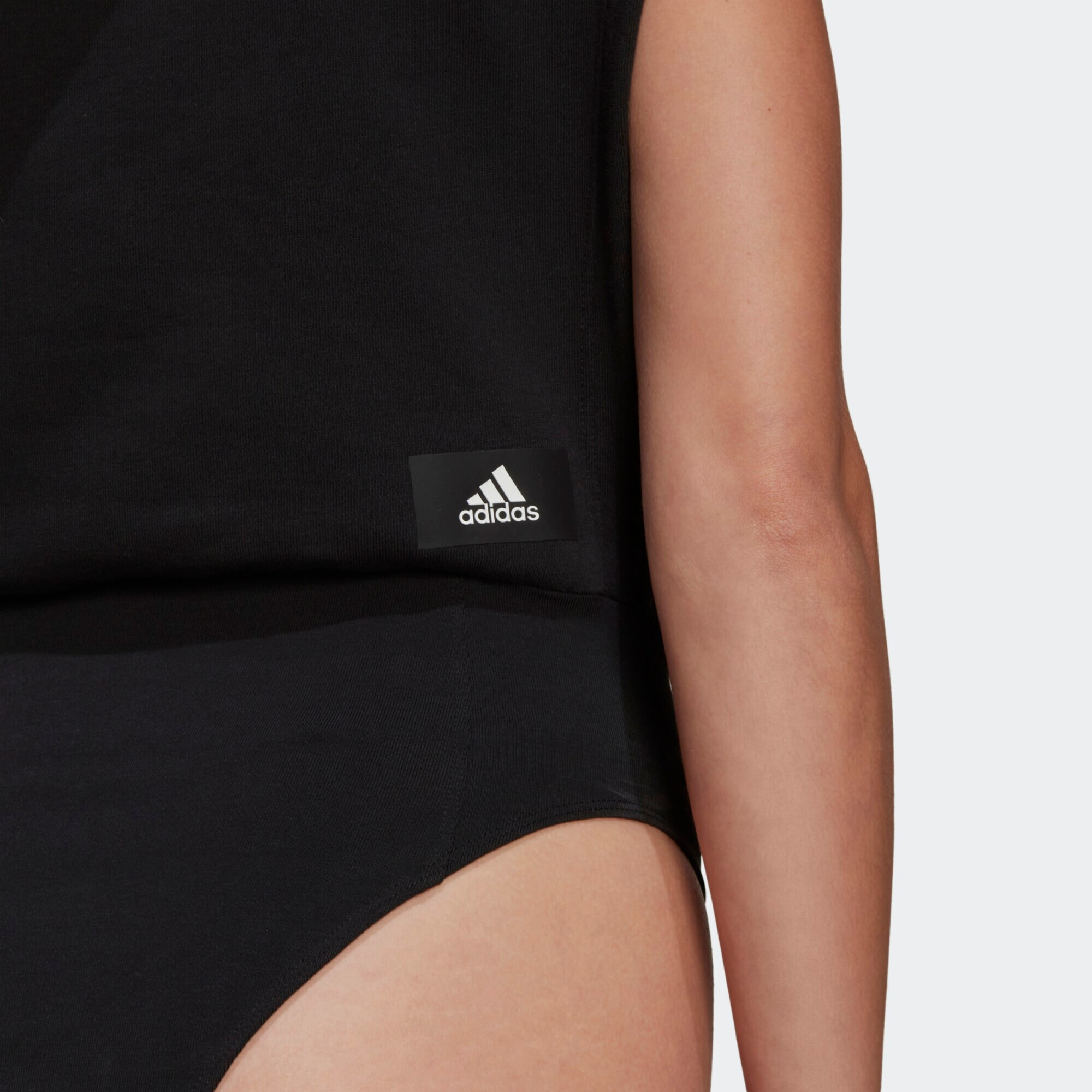 ADIDAS SPORTSWEAR Body sportiv negru / alb - Pled.ro