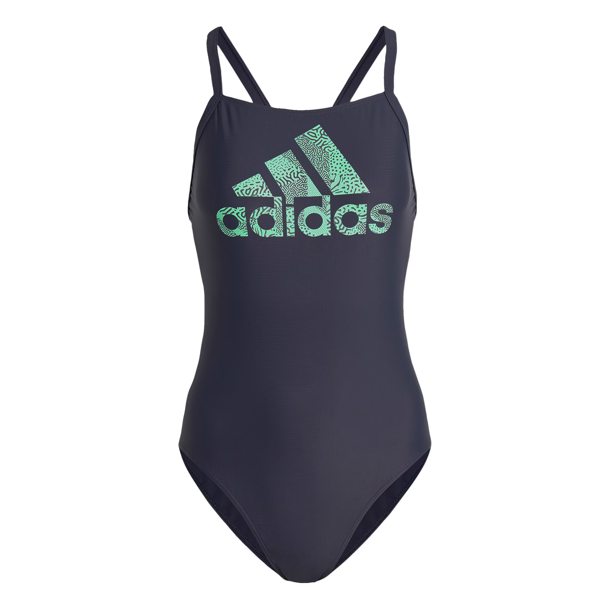 ADIDAS SPORTSWEAR Costum de baie sport 'Big Logo' bleumarin / verde - Pled.ro