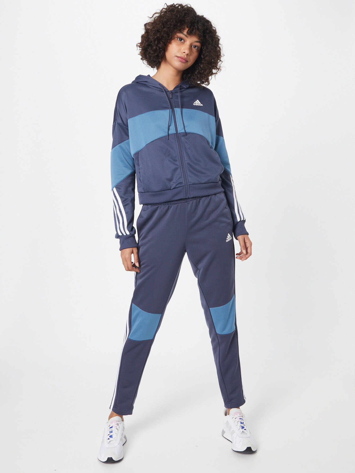 ADIDAS SPORTSWEAR Costum de trening bleumarin / albastru porumbel / alb - Pled.ro