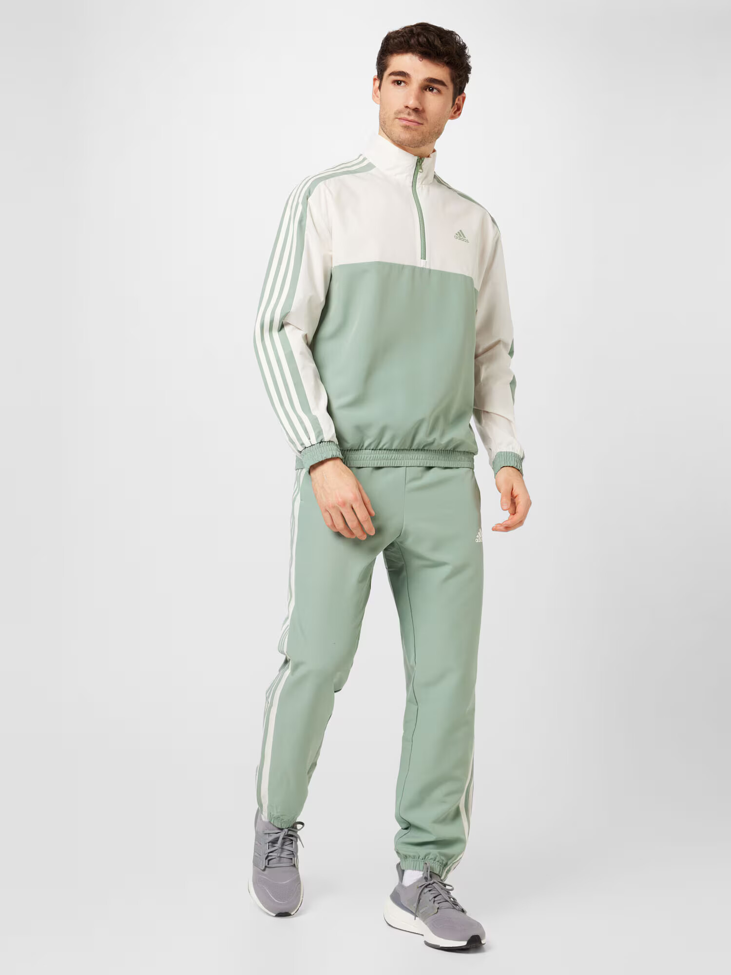 ADIDAS SPORTSWEAR Costum de trening crem / verde pastel - Pled.ro