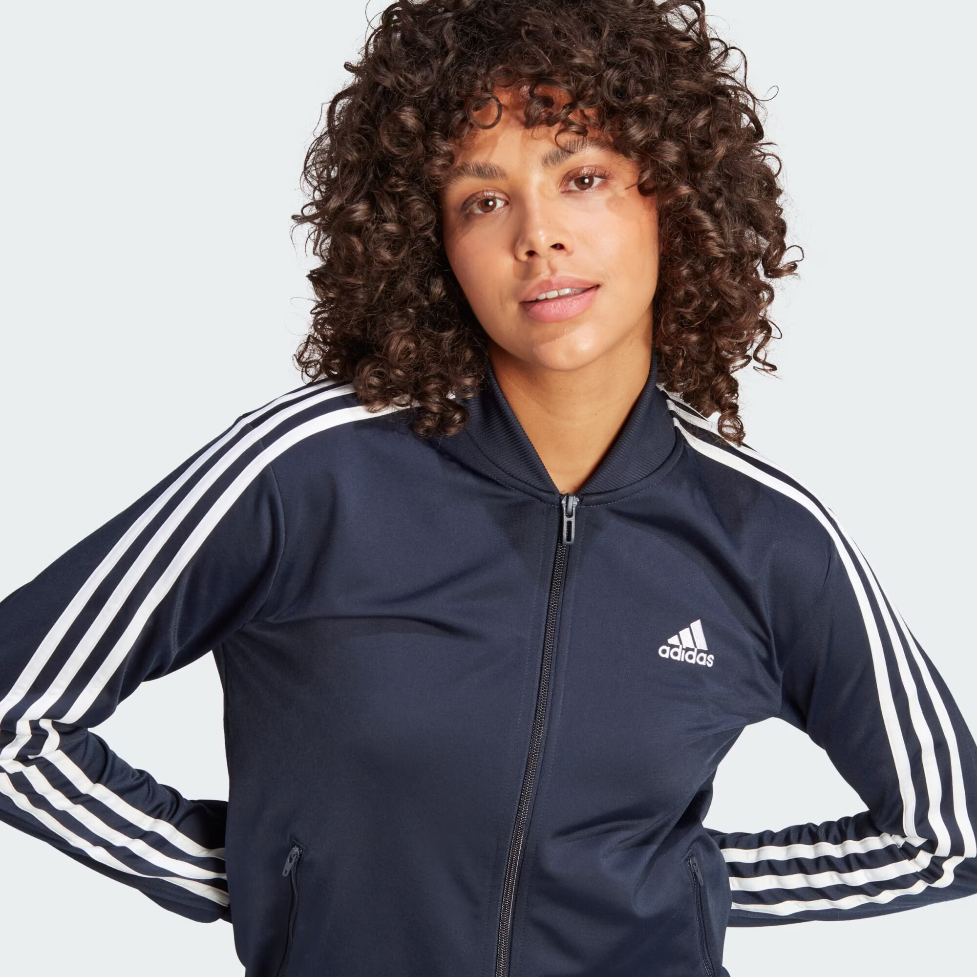 ADIDAS SPORTSWEAR Costum de trening 'Essentials' albastru închis / alb - Pled.ro