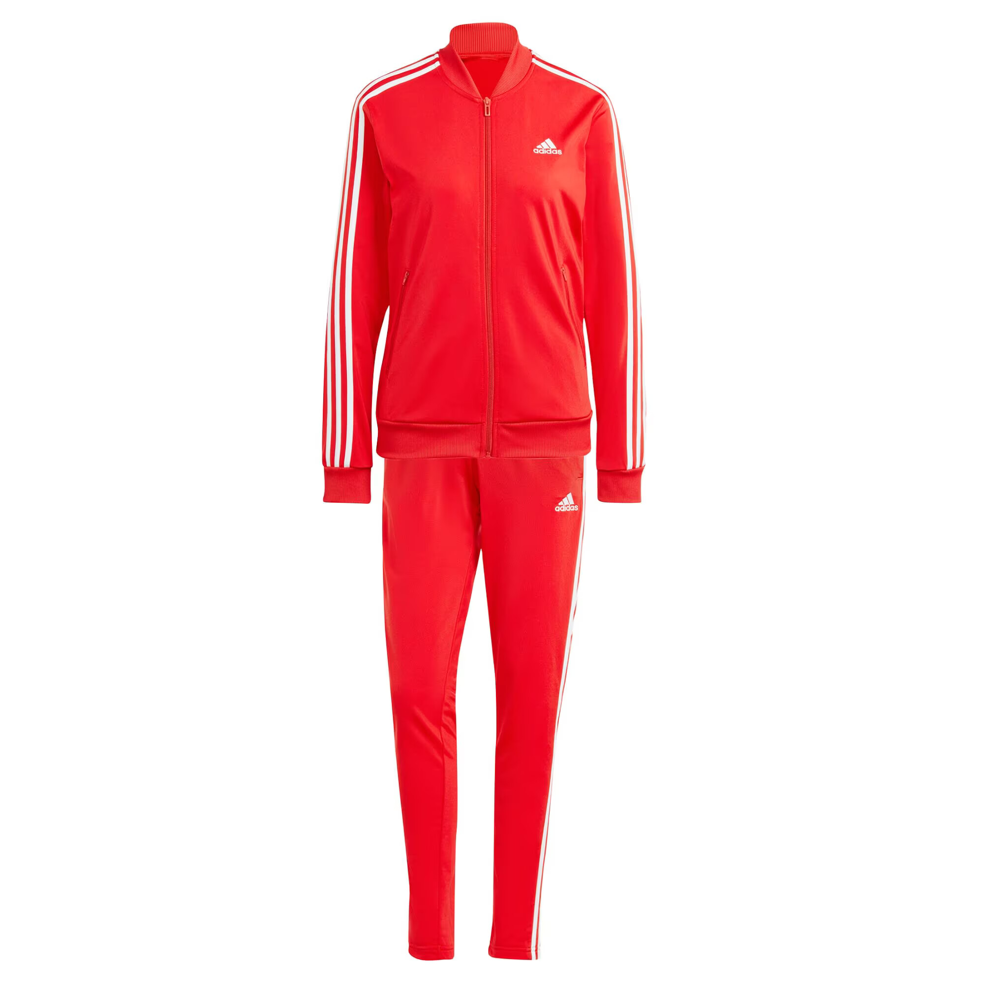 ADIDAS SPORTSWEAR Costum de trening 'Essentials' roșu / alb - Pled.ro