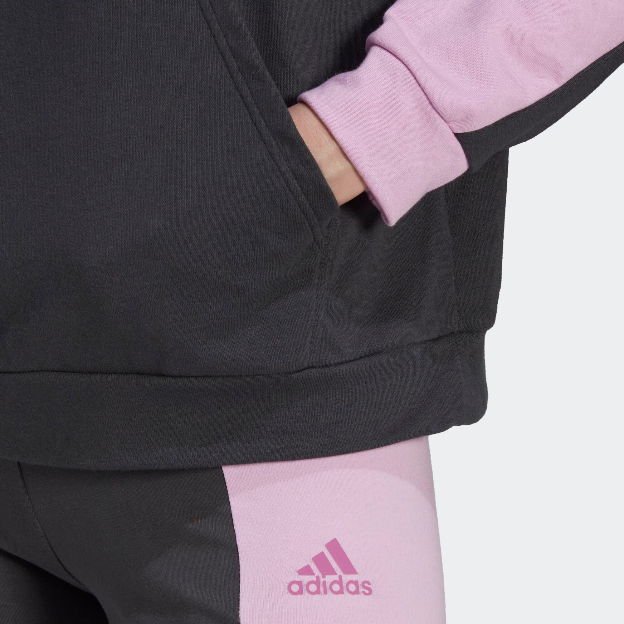 ADIDAS SPORTSWEAR Îmbrăcaminte sport 'And ' gri / roz - Pled.ro