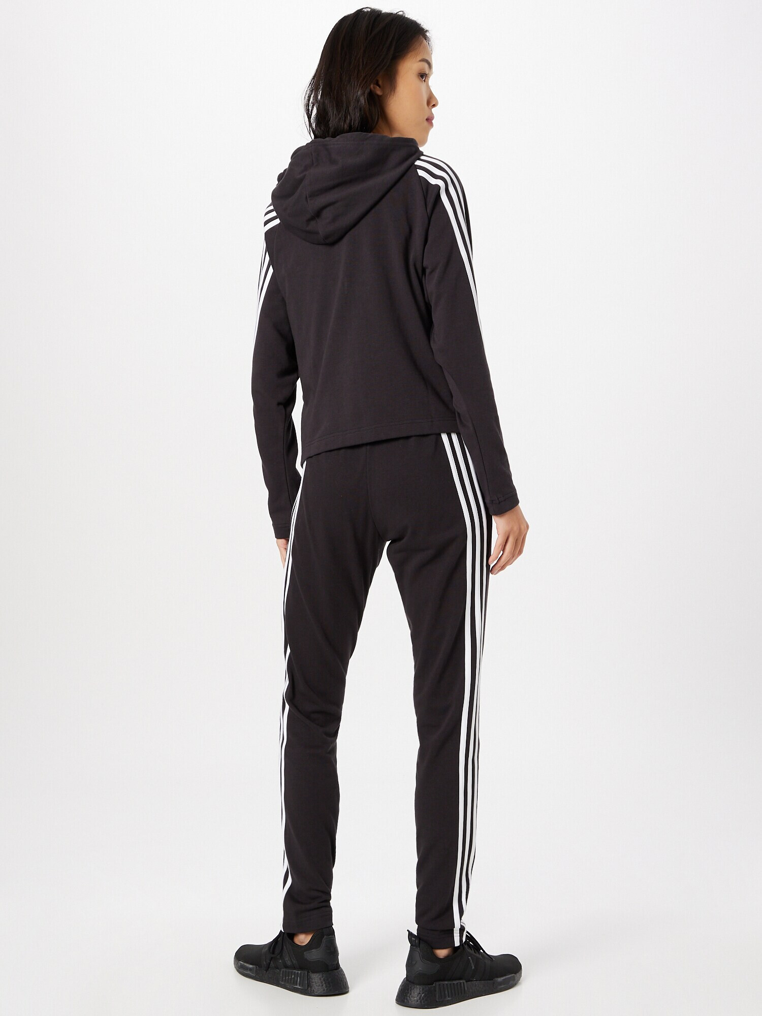 ADIDAS SPORTSWEAR Costum de trening negru / alb - Pled.ro