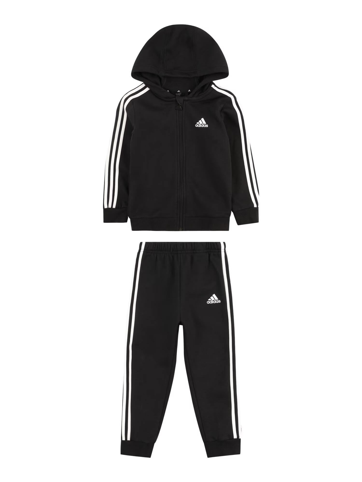 ADIDAS SPORTSWEAR Costum de trening 'Essentials ' negru / alb - Pled.ro