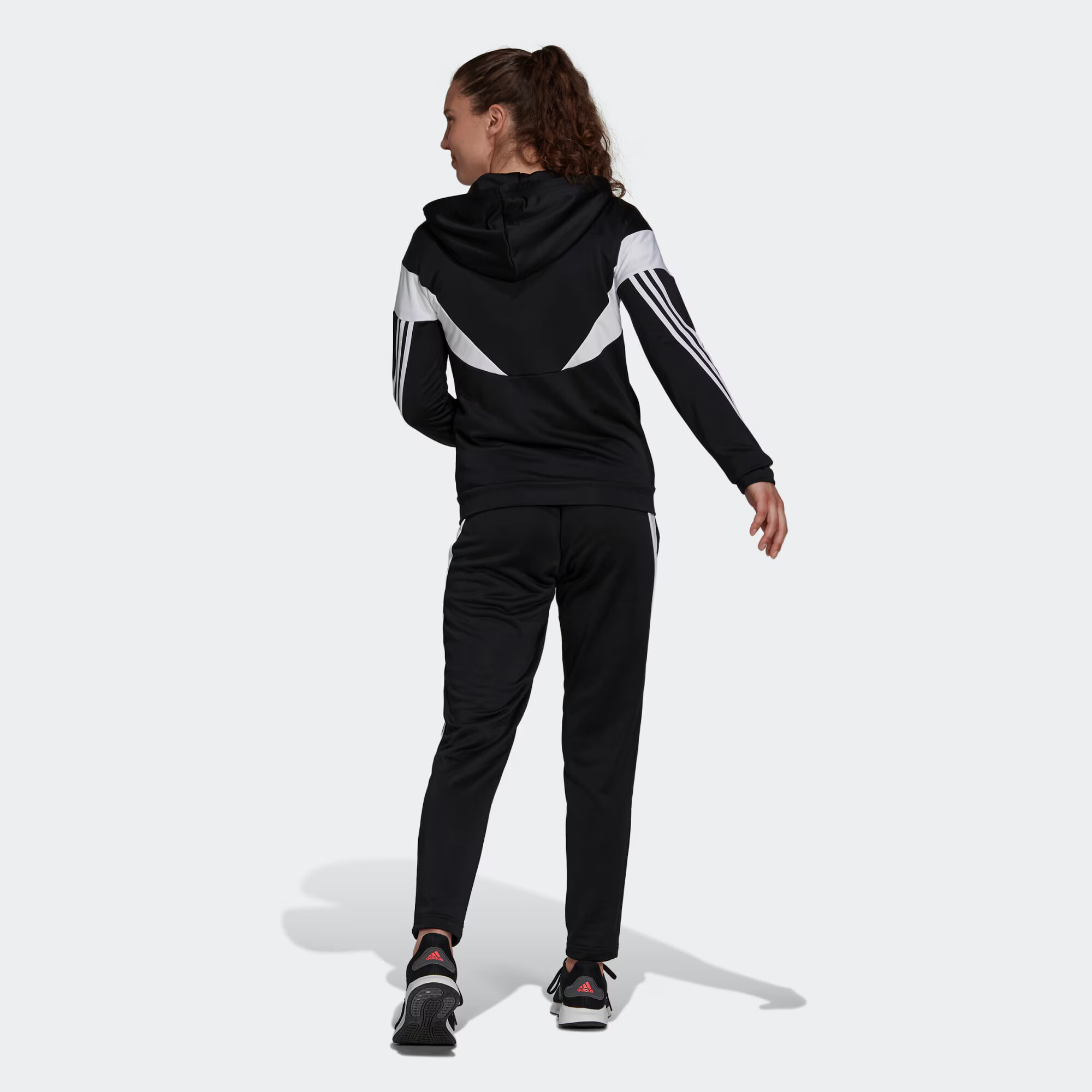 ADIDAS SPORTSWEAR Costum de trening negru / alb - Pled.ro