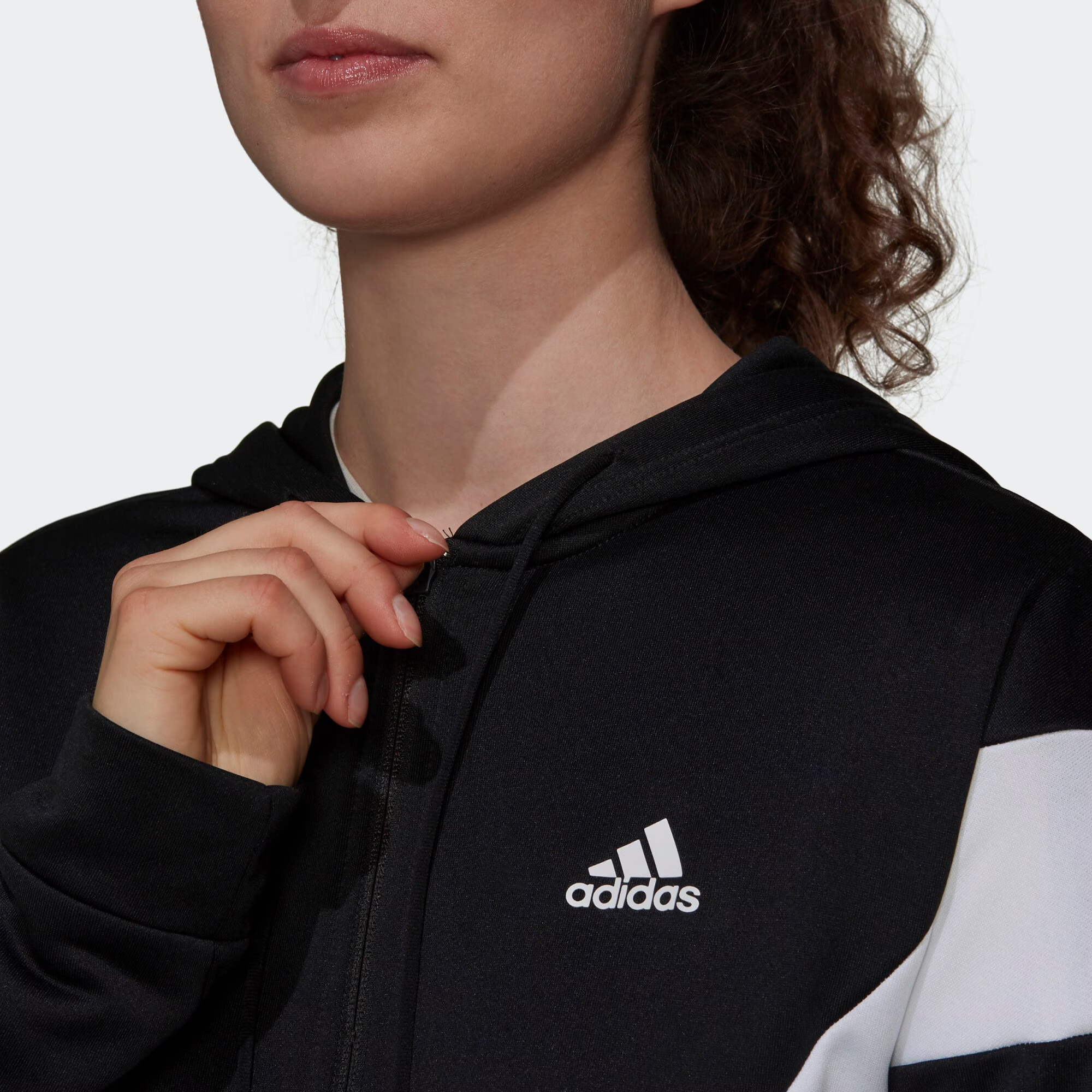 ADIDAS SPORTSWEAR Costum de trening negru / alb - Pled.ro