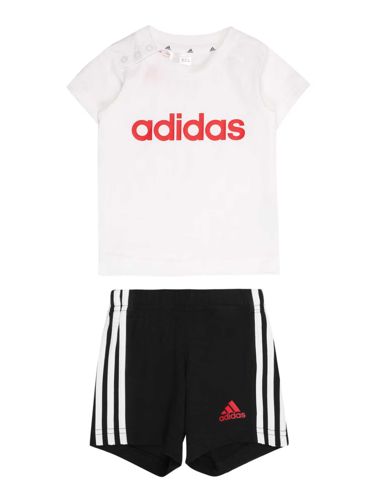 ADIDAS SPORTSWEAR Costum de trening 'Essentials Lineage Organic And' roșu / negru / alb - Pled.ro