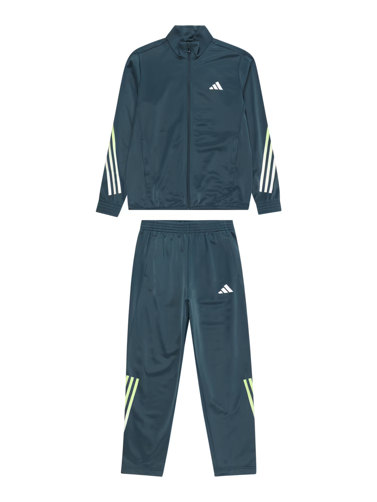 ADIDAS PERFORMANCE Trening 'Train Icons Aeroready 3-Stripes' verde petrol / alb - Pled.ro