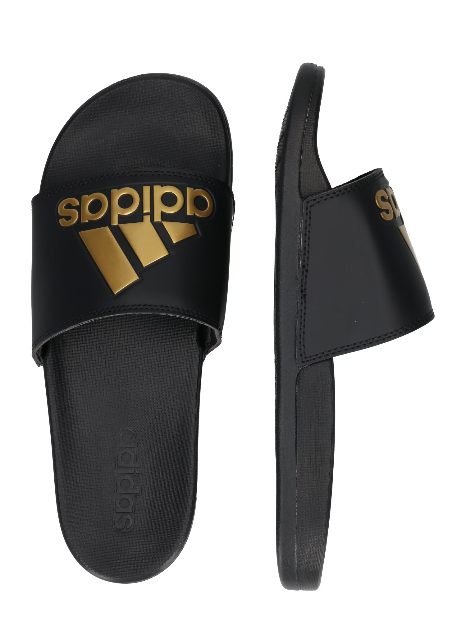 ADIDAS SPORTSWEAR Flip-flops 'Adilette' auriu / negru - Pled.ro