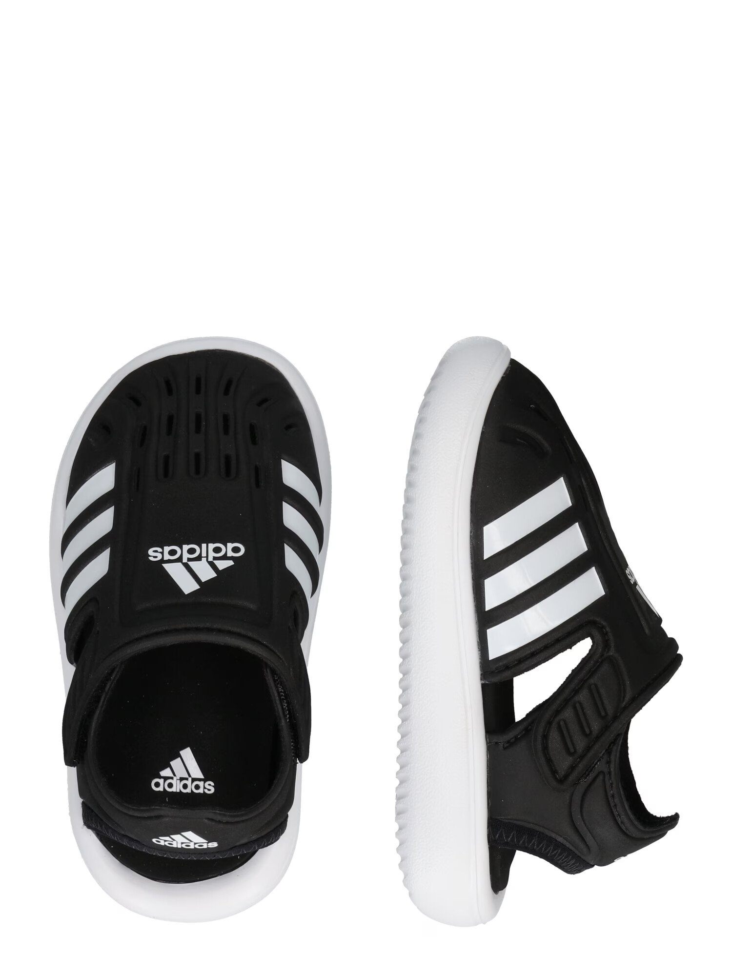 ADIDAS SPORTSWEAR Flip-flops 'Closed-Toe Summer' negru / alb - Pled.ro