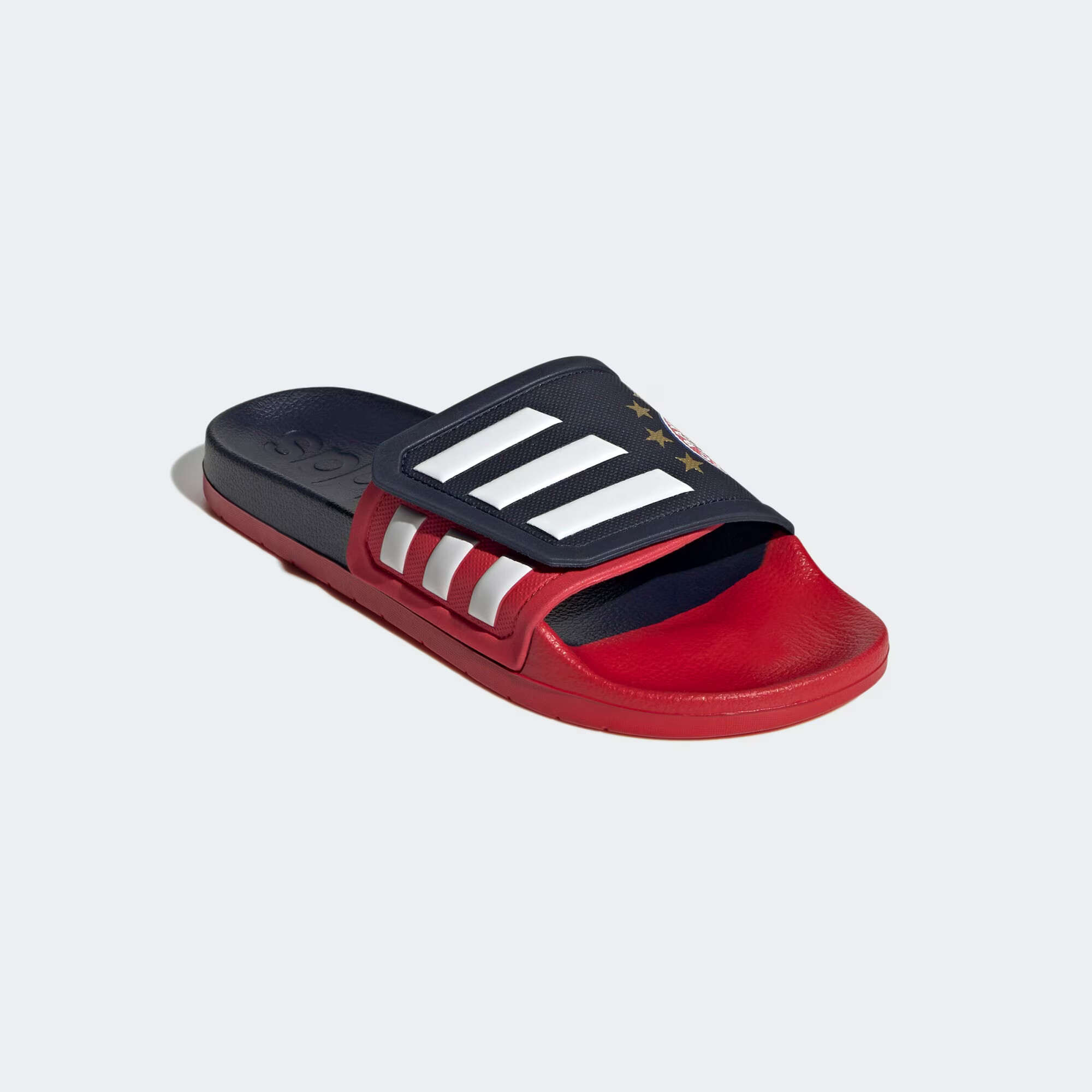 ADIDAS SPORTSWEAR Flip-flops 'TND Adilette' albastru marin / roșu / alb - Pled.ro