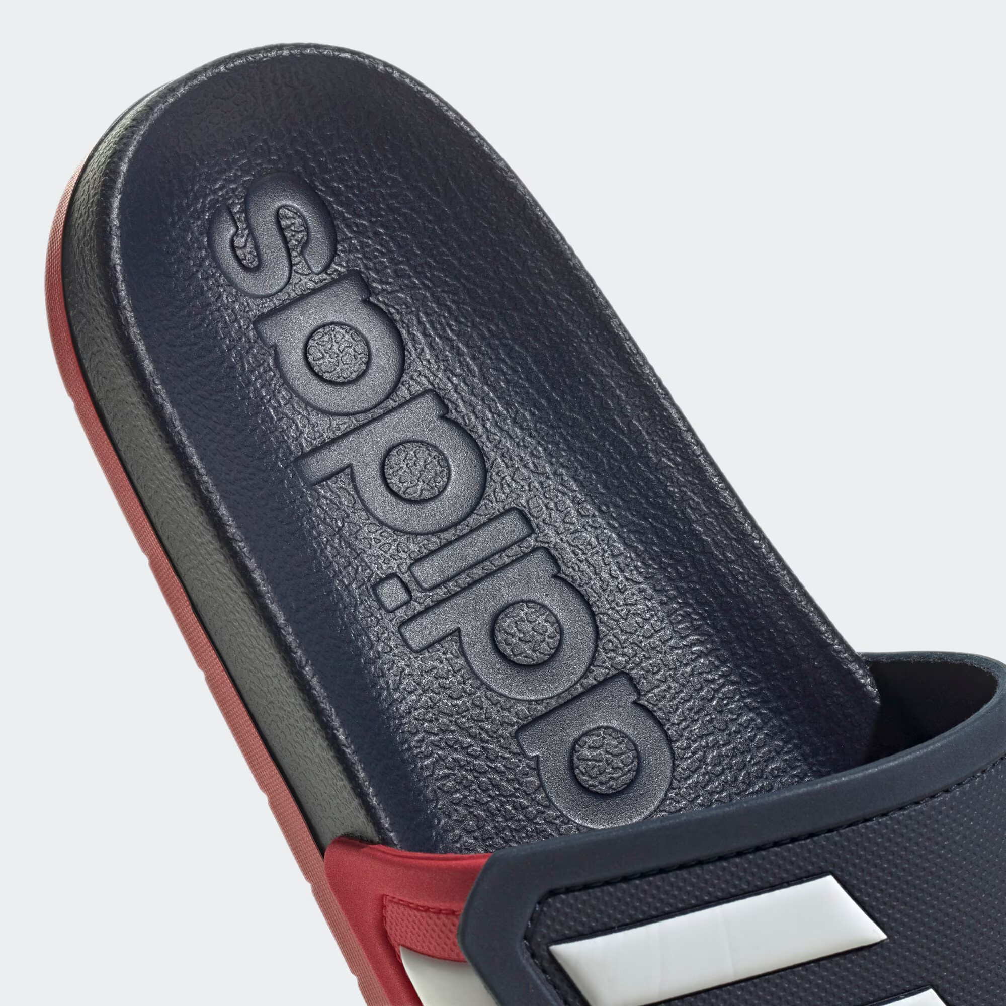 ADIDAS SPORTSWEAR Flip-flops 'TND Adilette' albastru marin / roșu / alb - Pled.ro