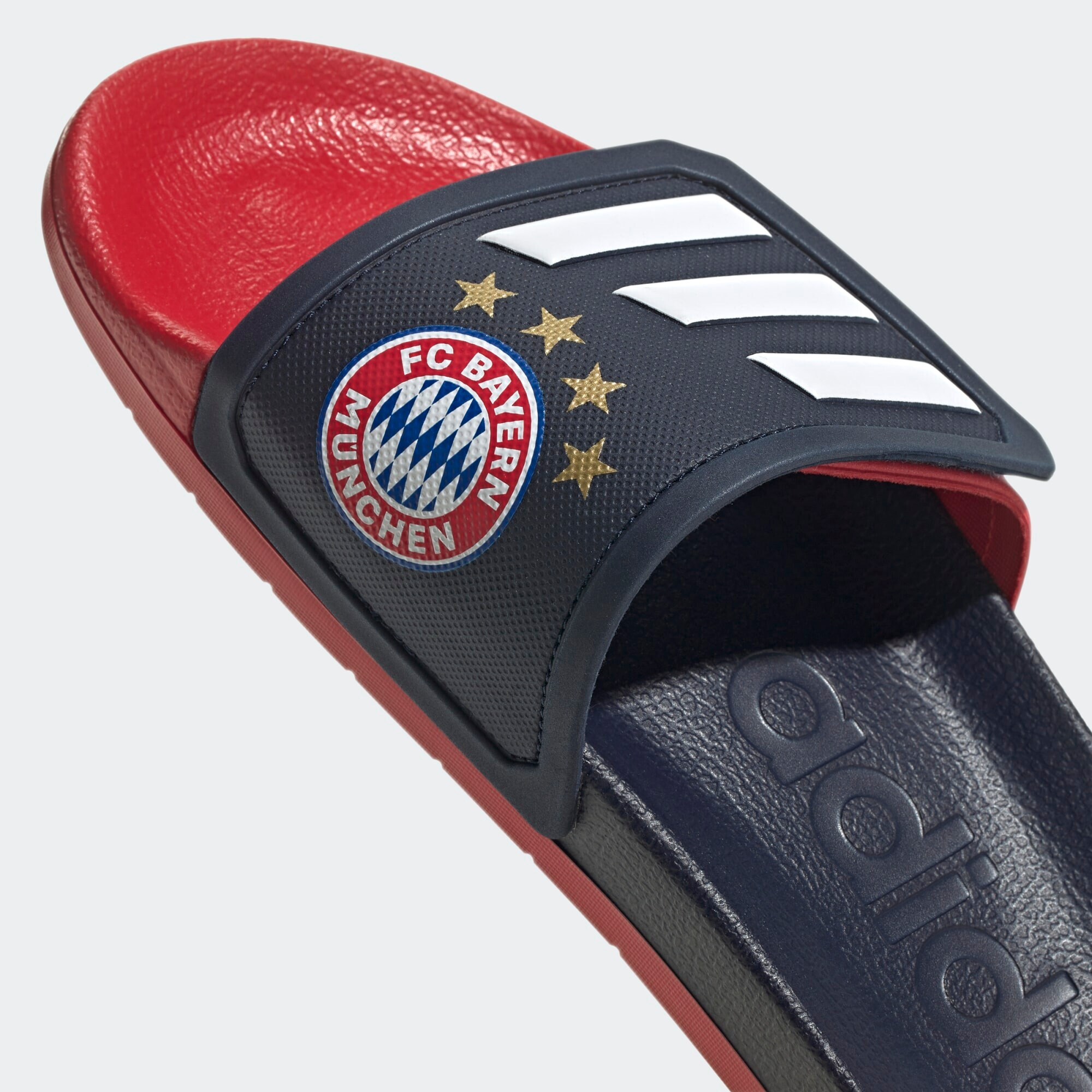 ADIDAS SPORTSWEAR Flip-flops 'TND Adilette' albastru marin / roșu / alb - Pled.ro