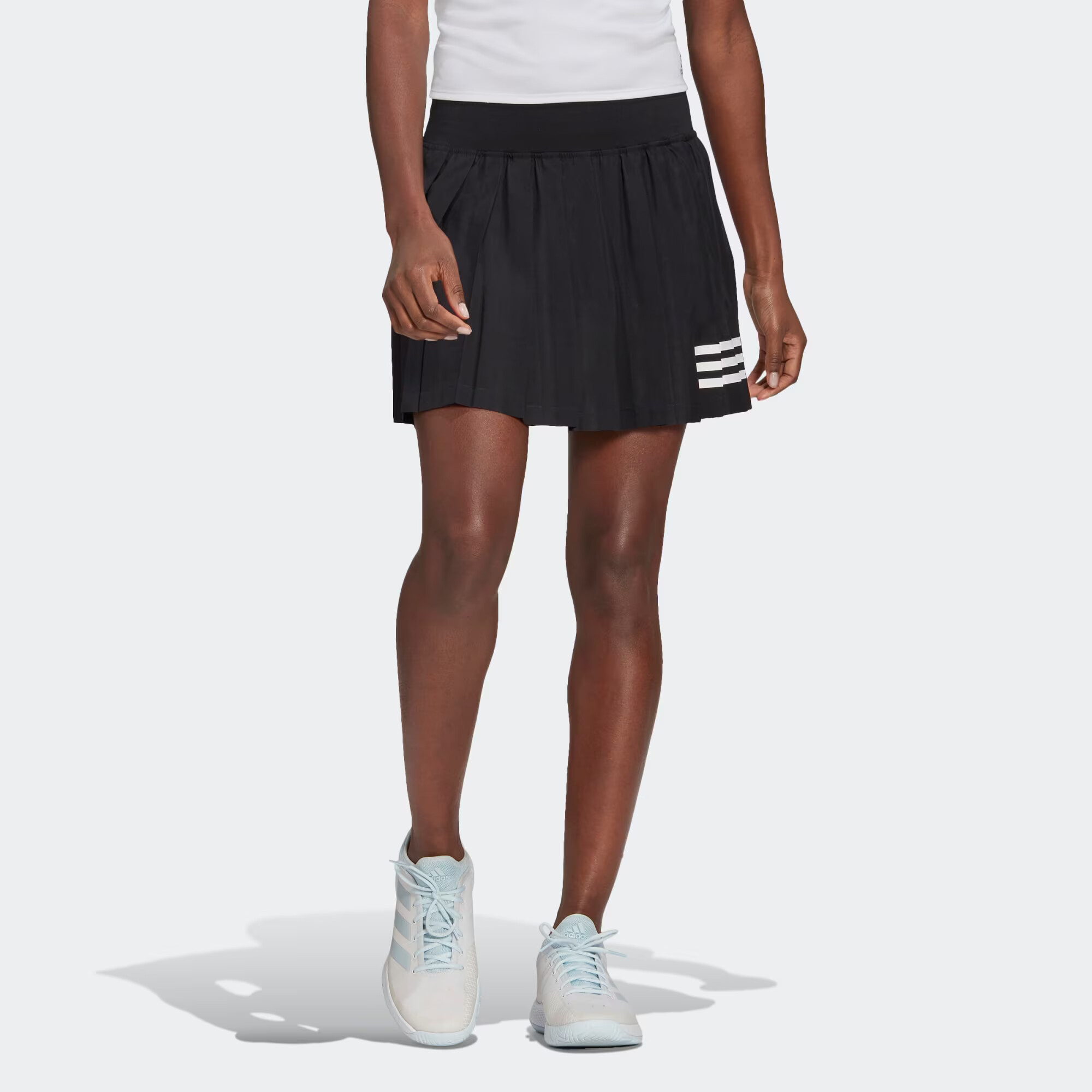 ADIDAS SPORTSWEAR Fustă sport 'Club Pleated' negru / alb - Pled.ro