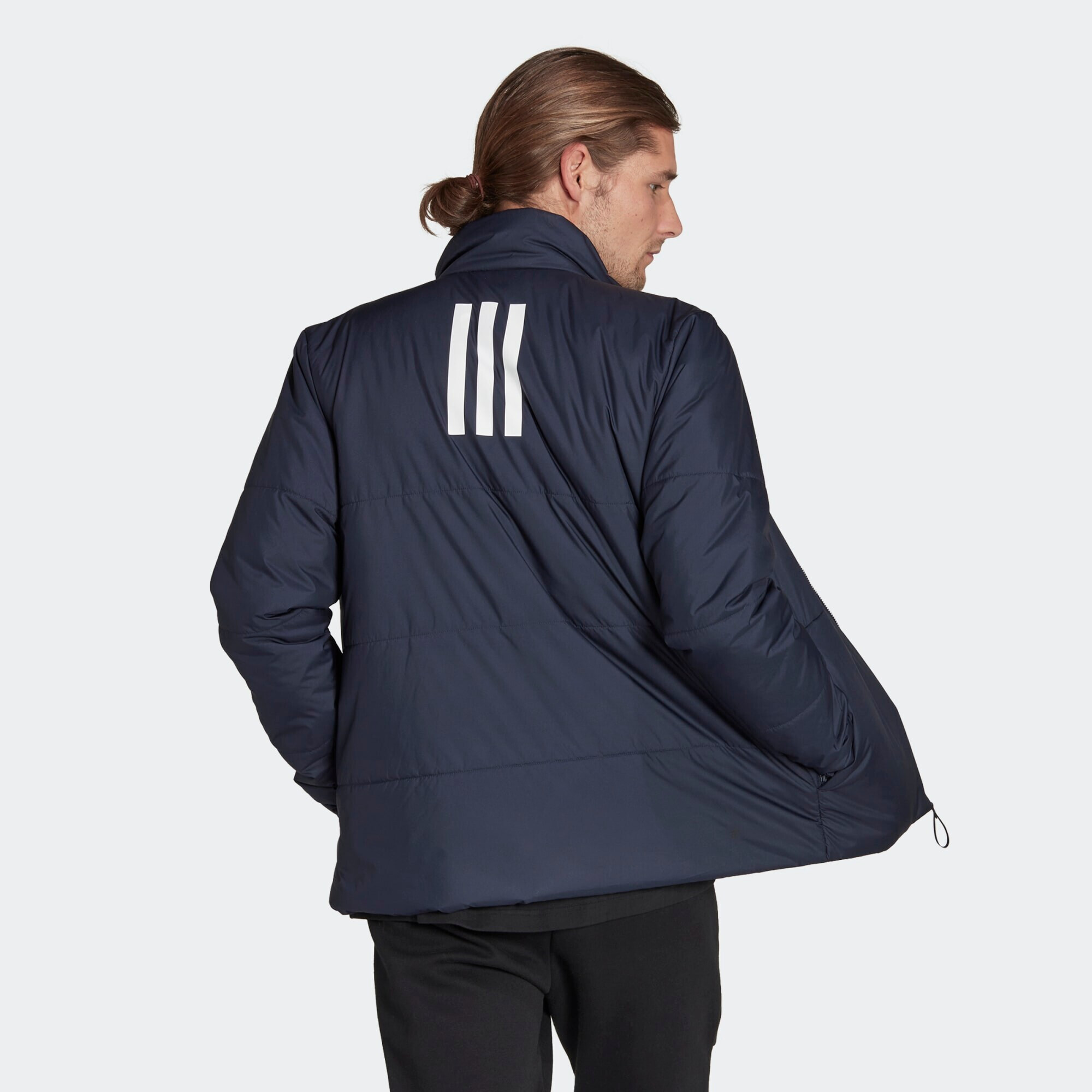 ADIDAS SPORTSWEAR Geacă outdoor albastru noapte / alb - Pled.ro